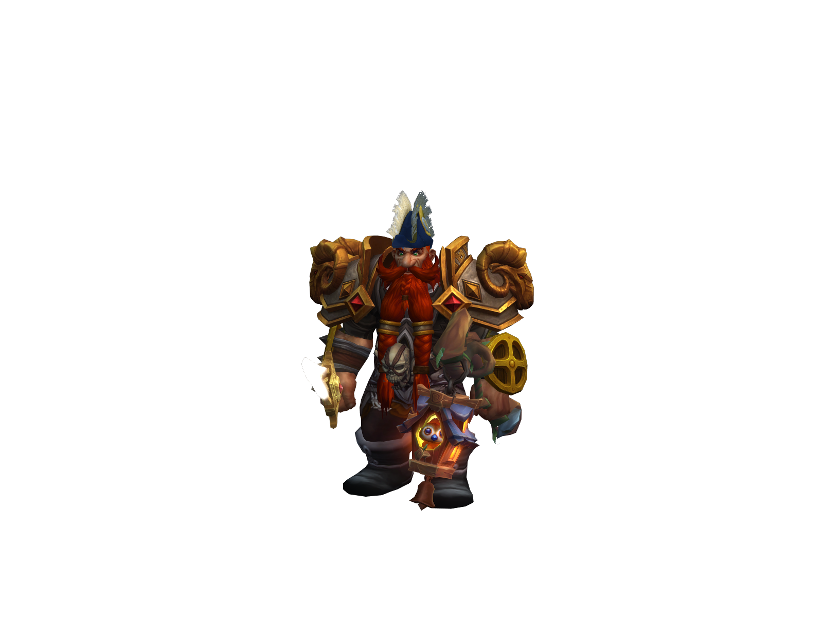 Naincompéten 3D character render