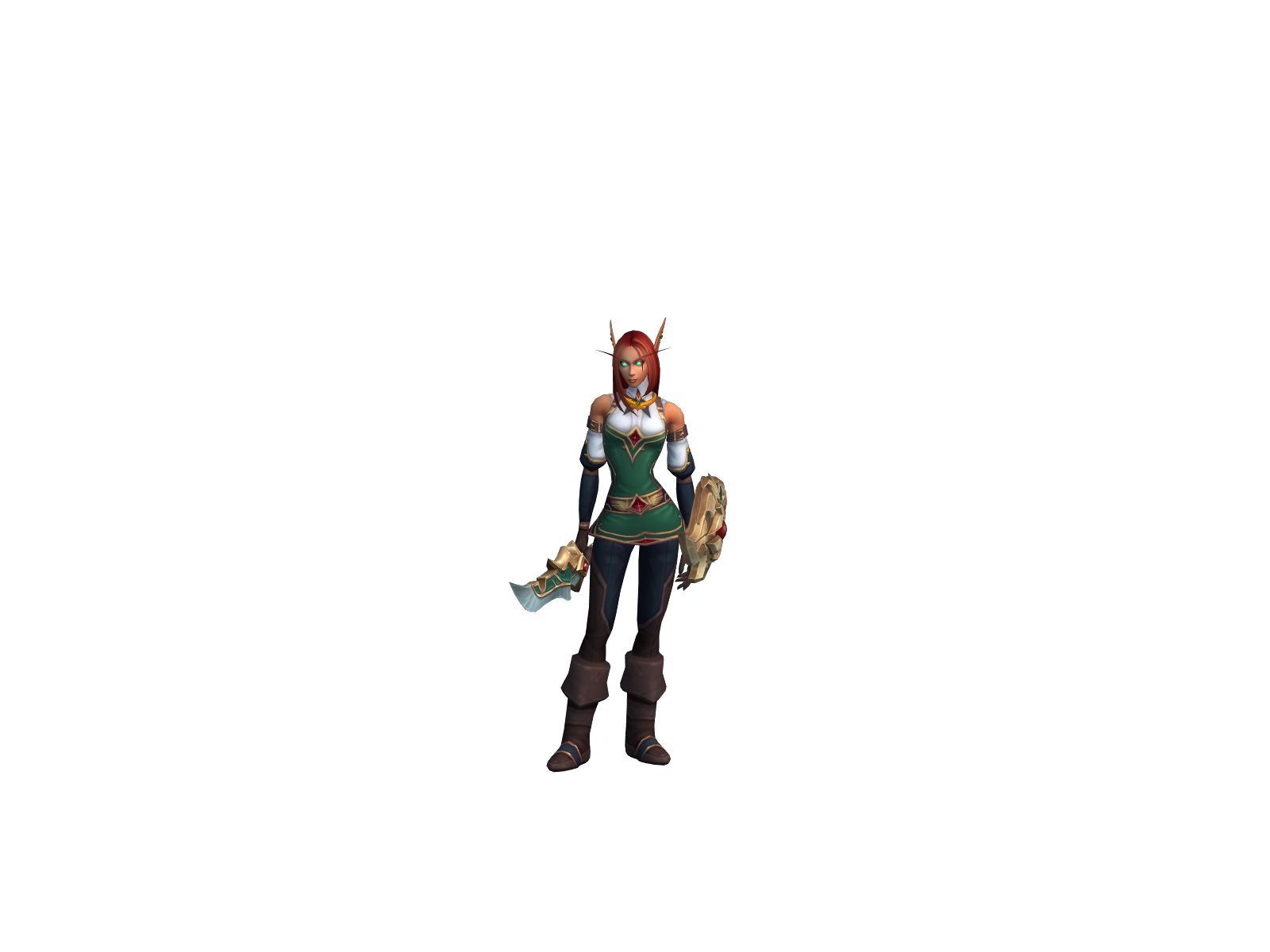 Lydia 3D character render