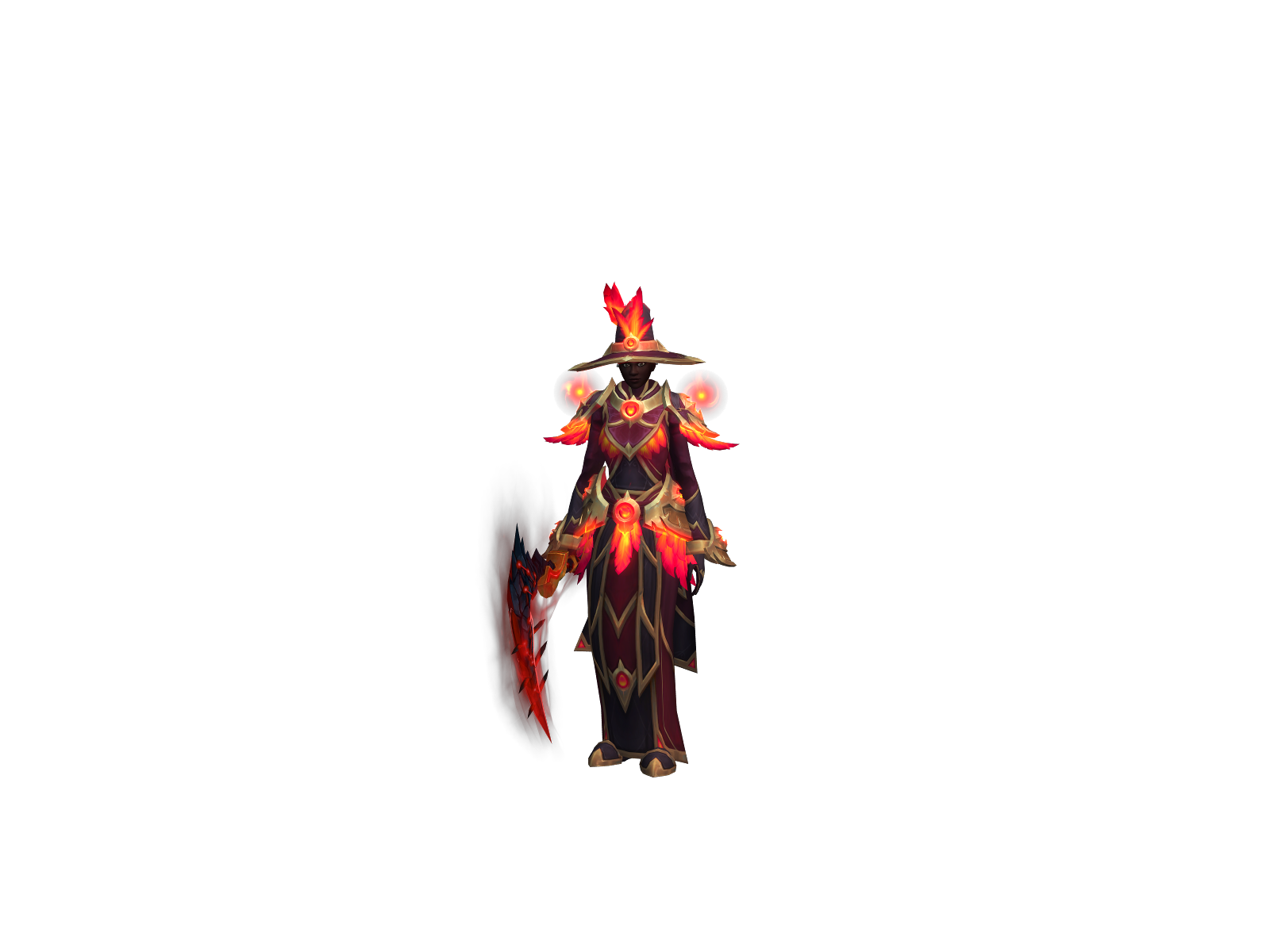 Coldfire 3D character render