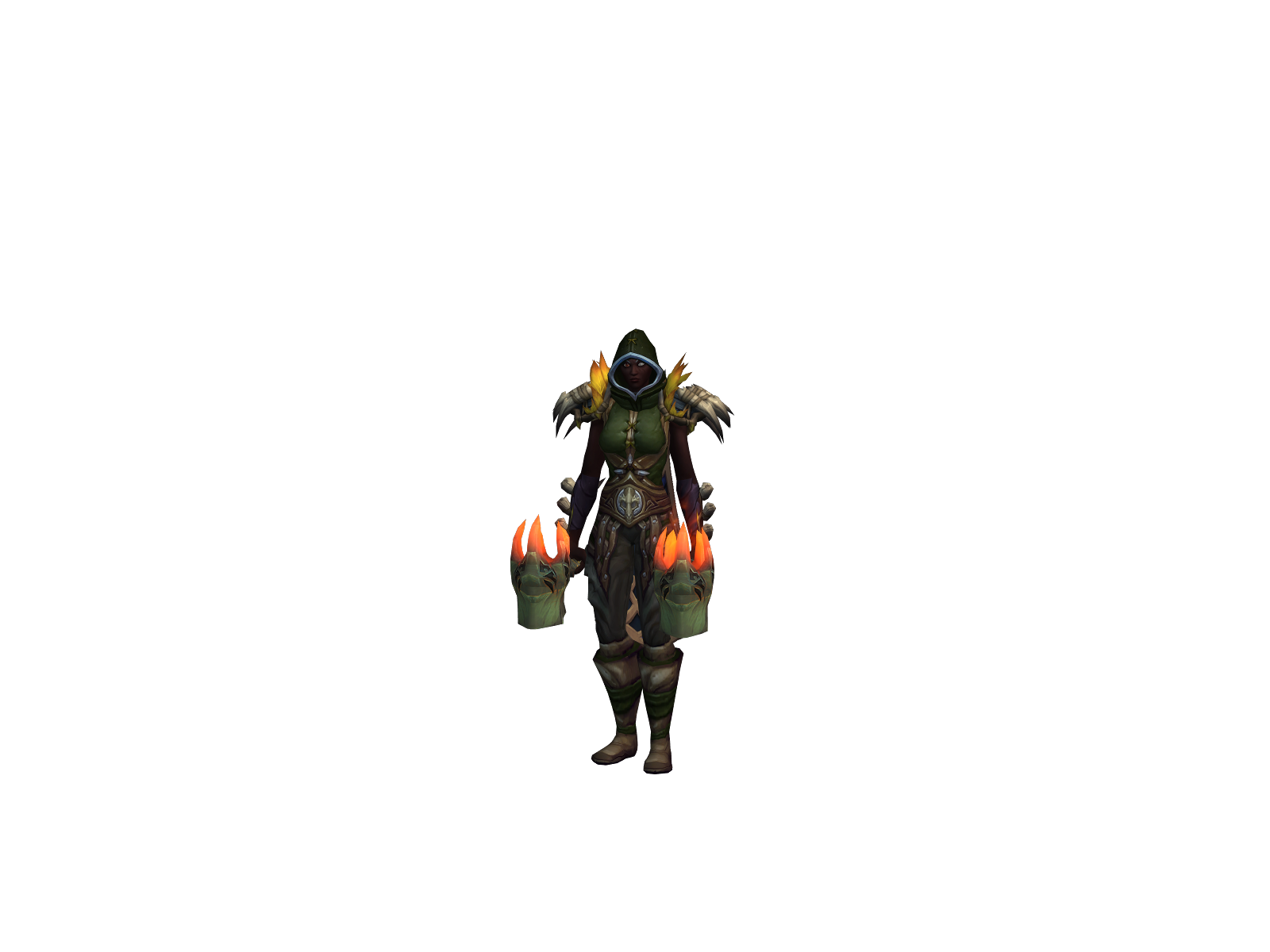 Weake 3D character render