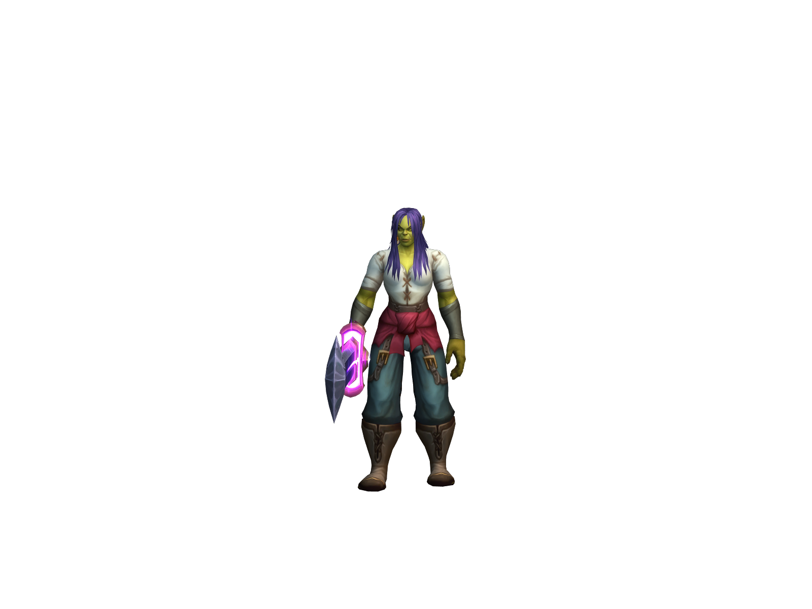 Pæn 3D character render