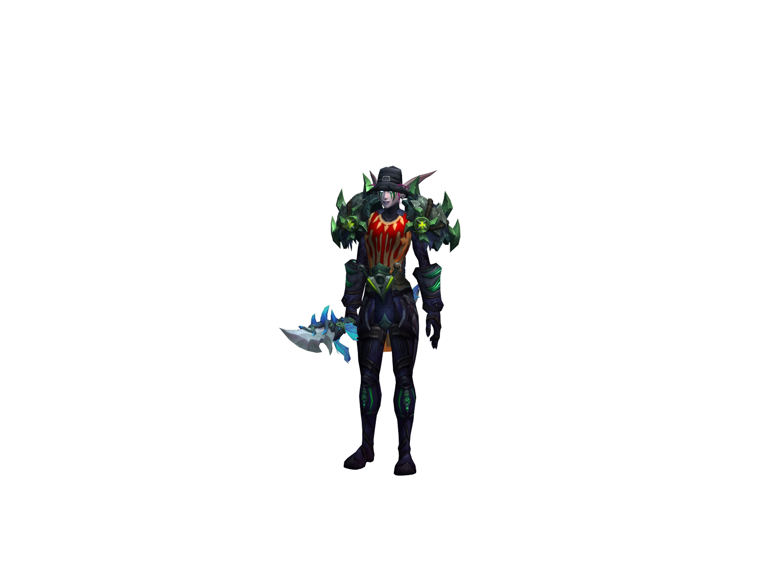 Draconem 3D character render