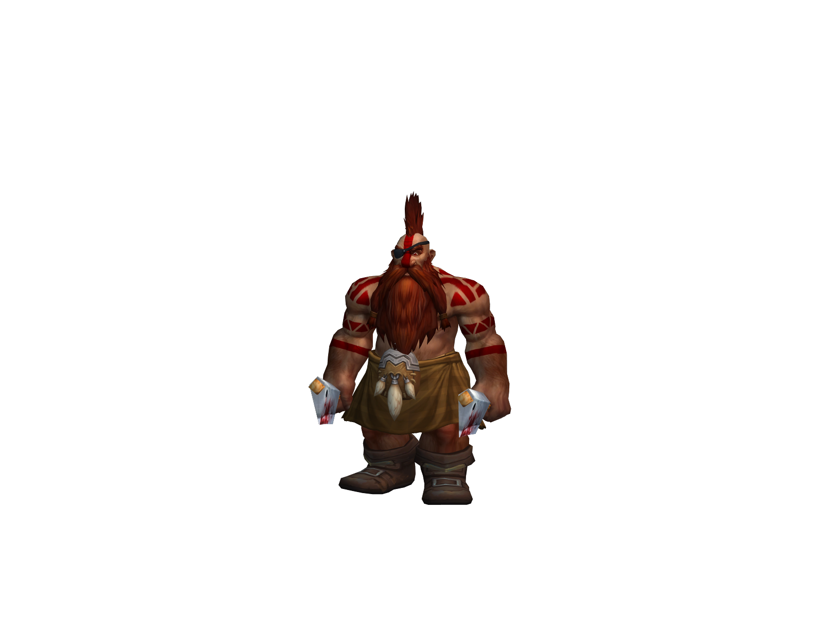 Grommord 3D character render