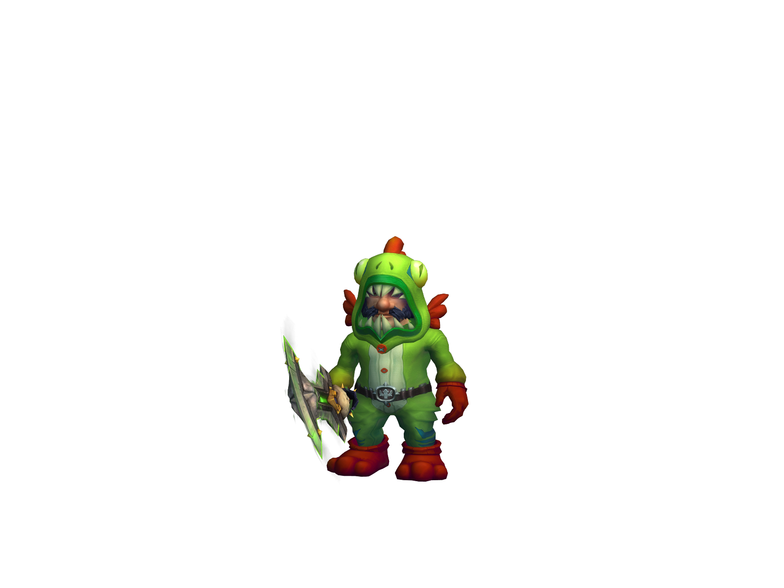 Smällpröblem 3D character render