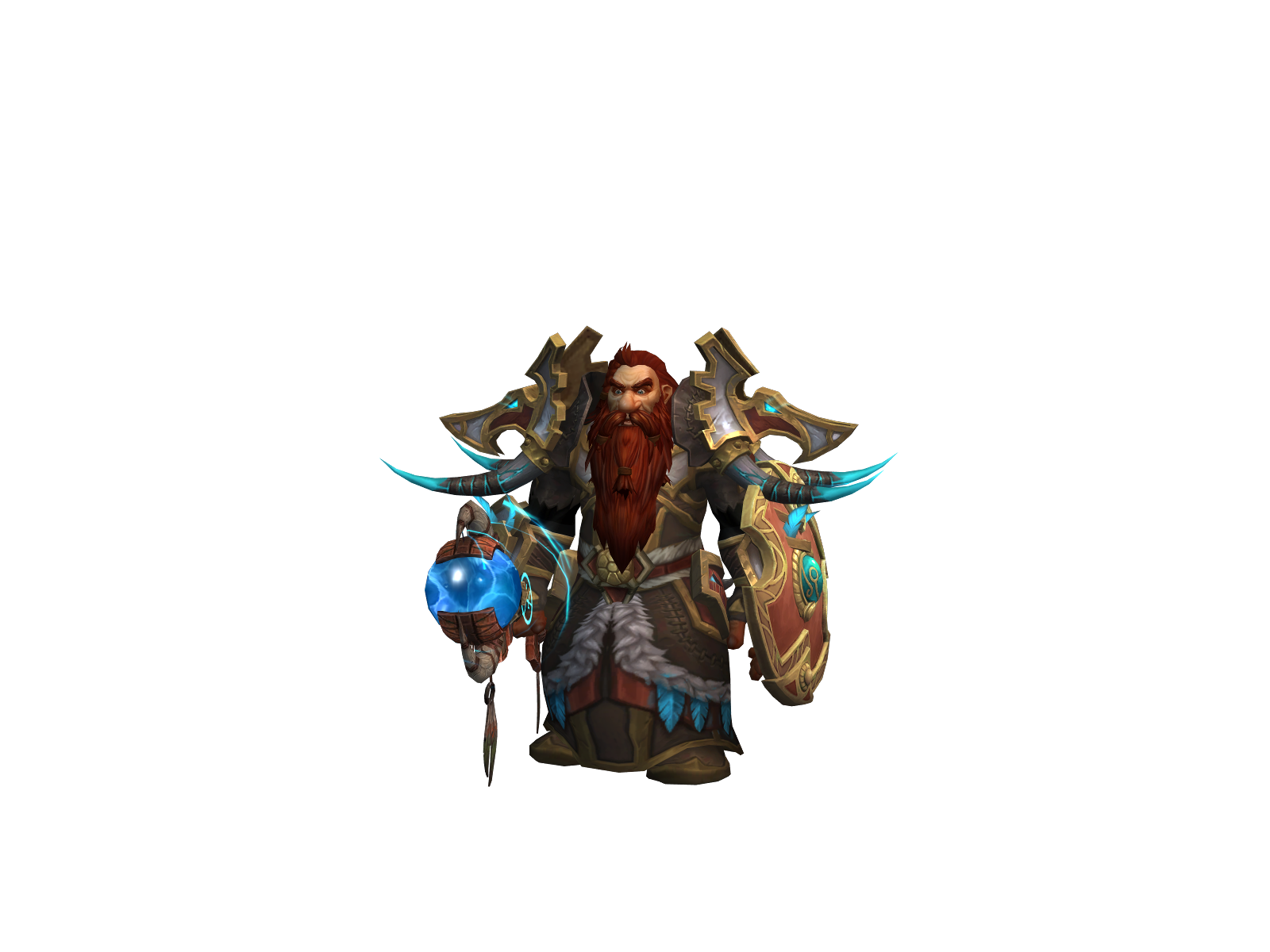 Frostpike 3D character render