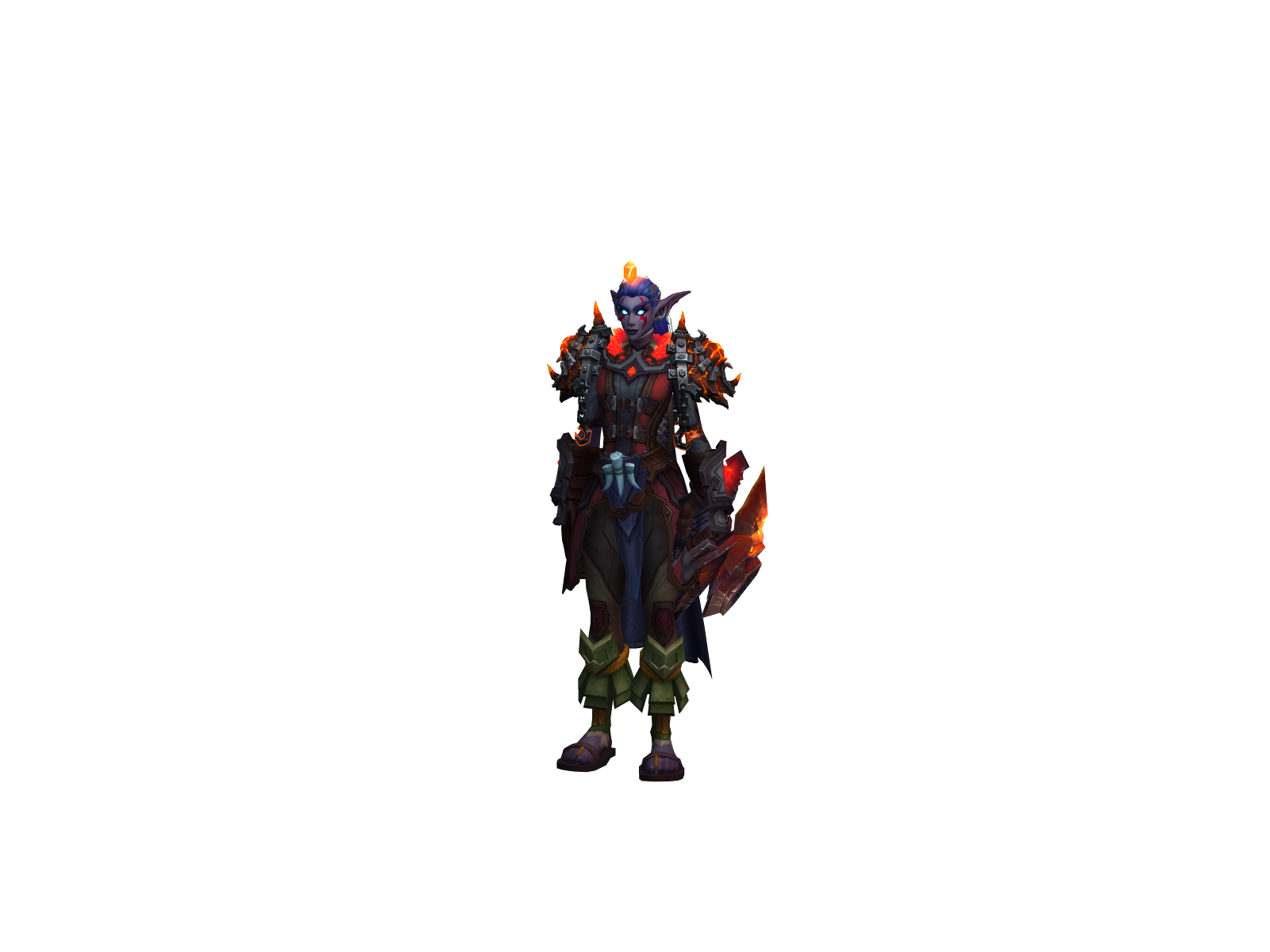 Shaelyra 3D character render