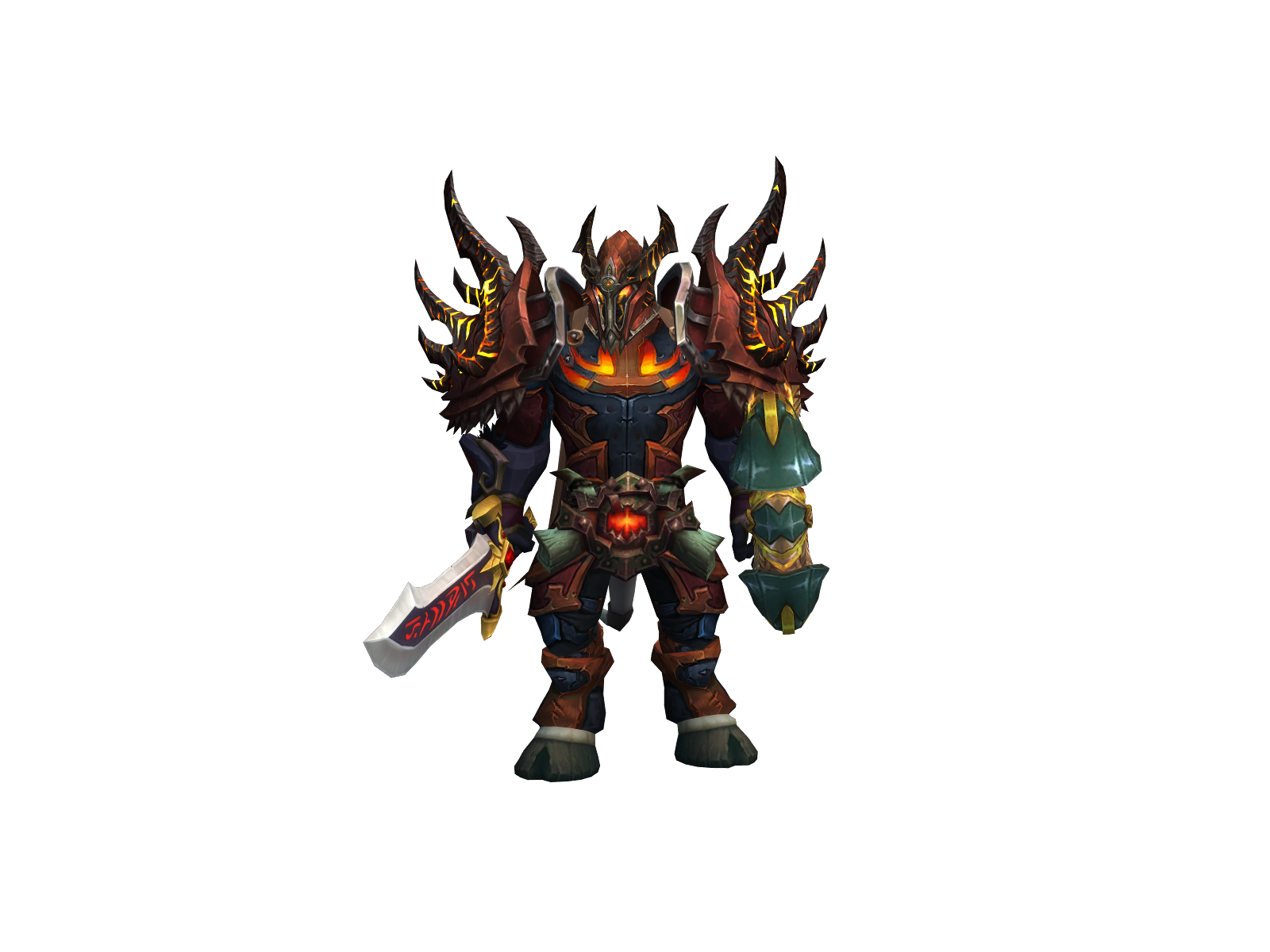 Vulturas 3D character render