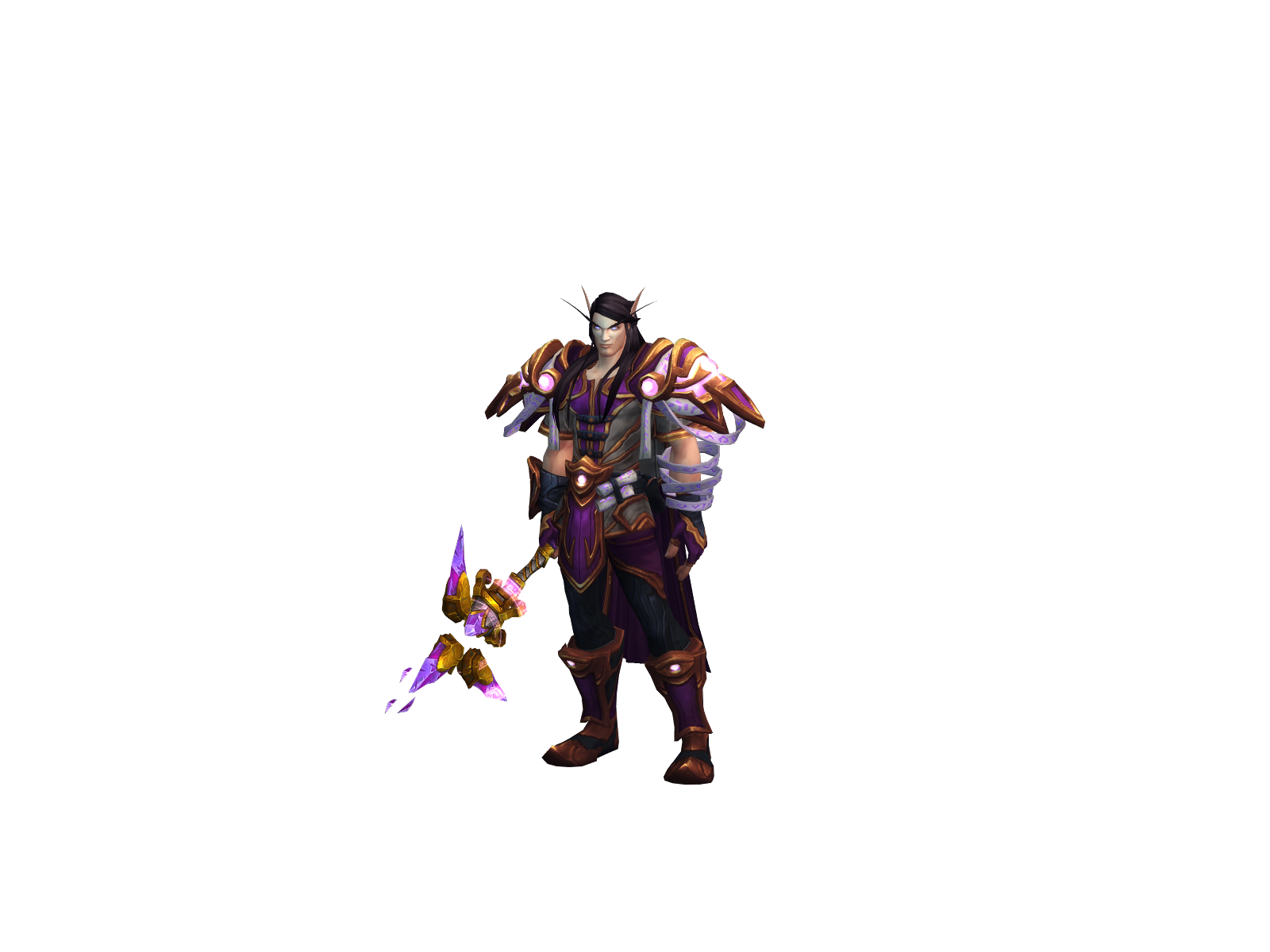 Voxym 3D character render