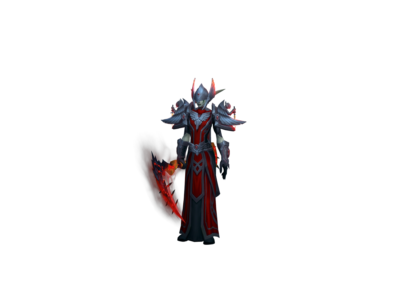 Unsainted 3D character render