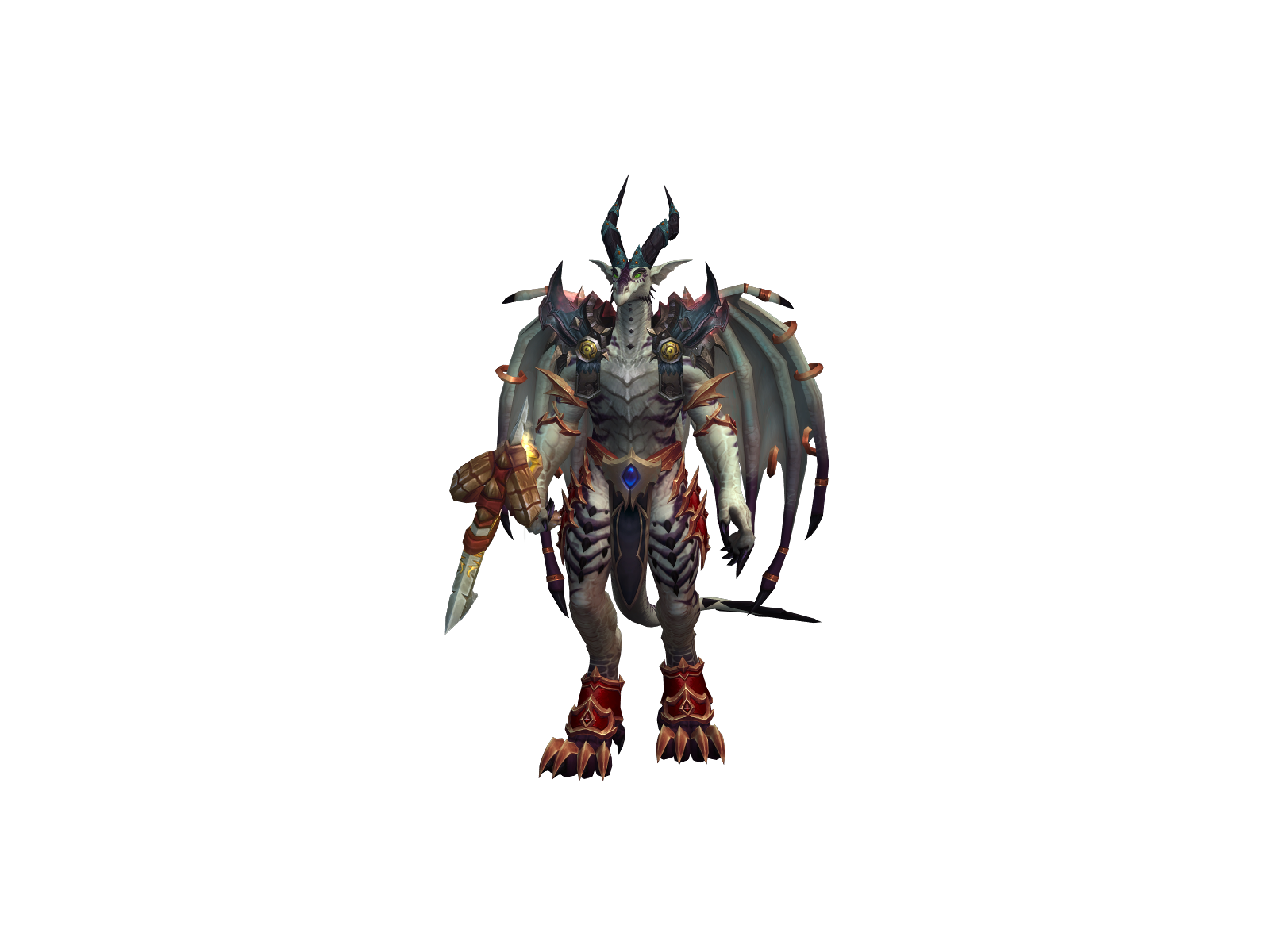 Duskrandur 3D character render