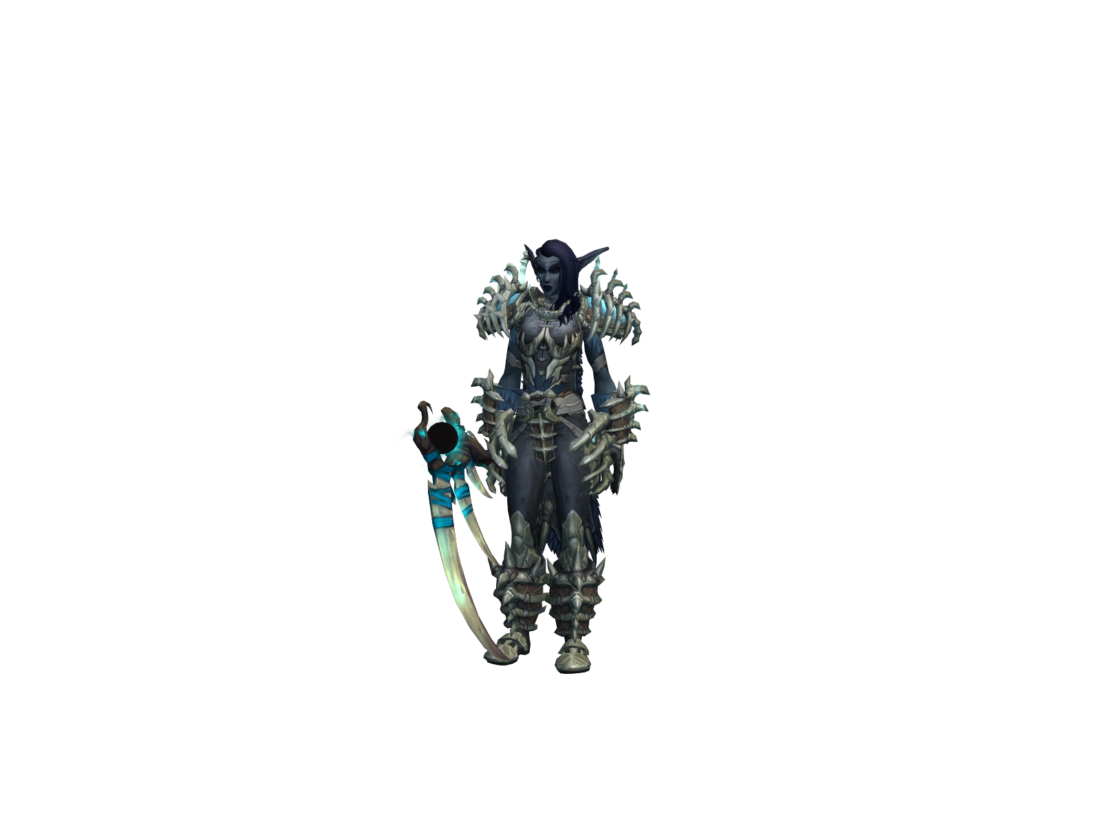 Flenina 3D character render