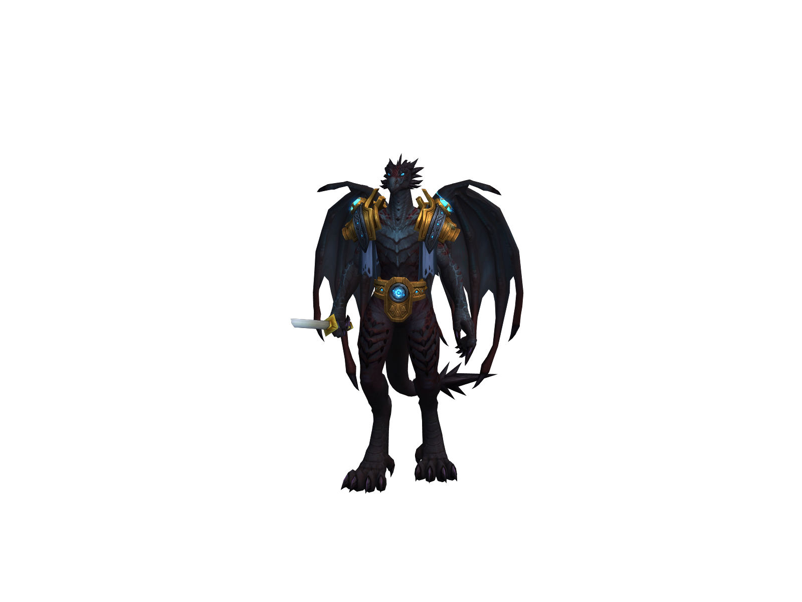 Dedraak 3D character render