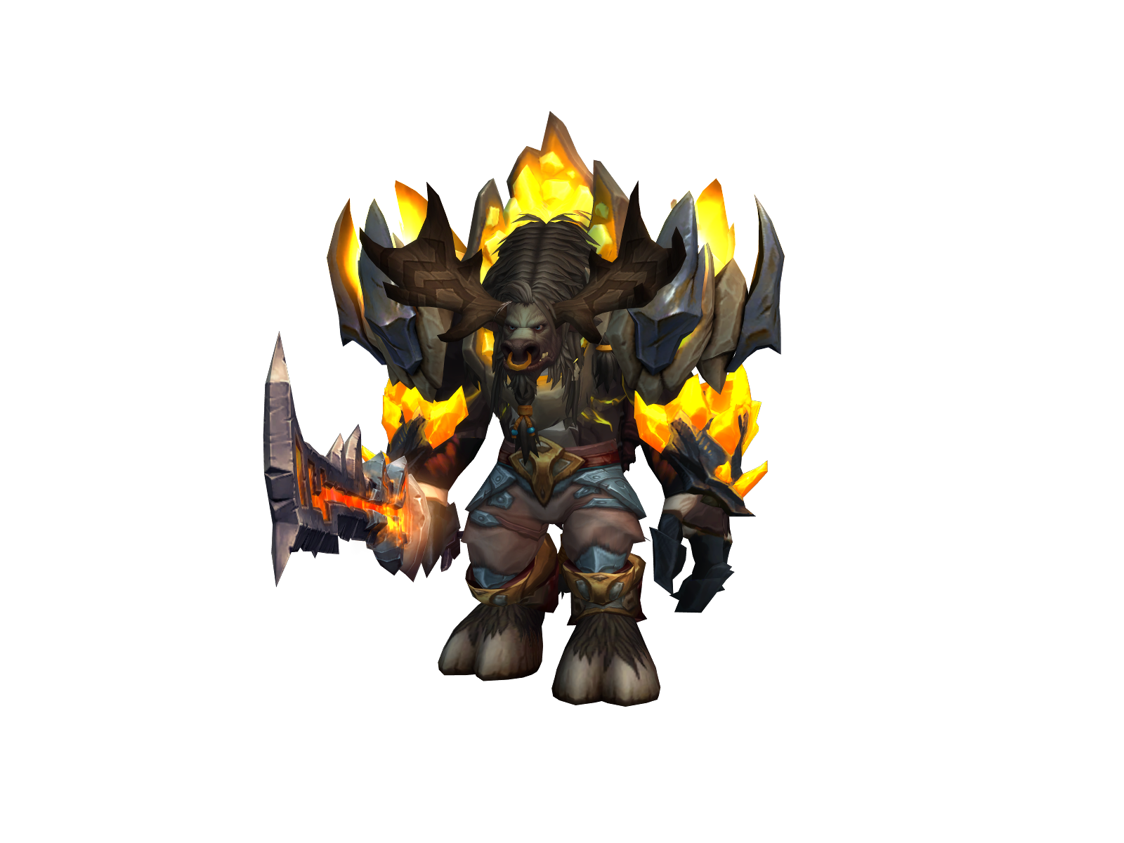 Blackangus 3D character render