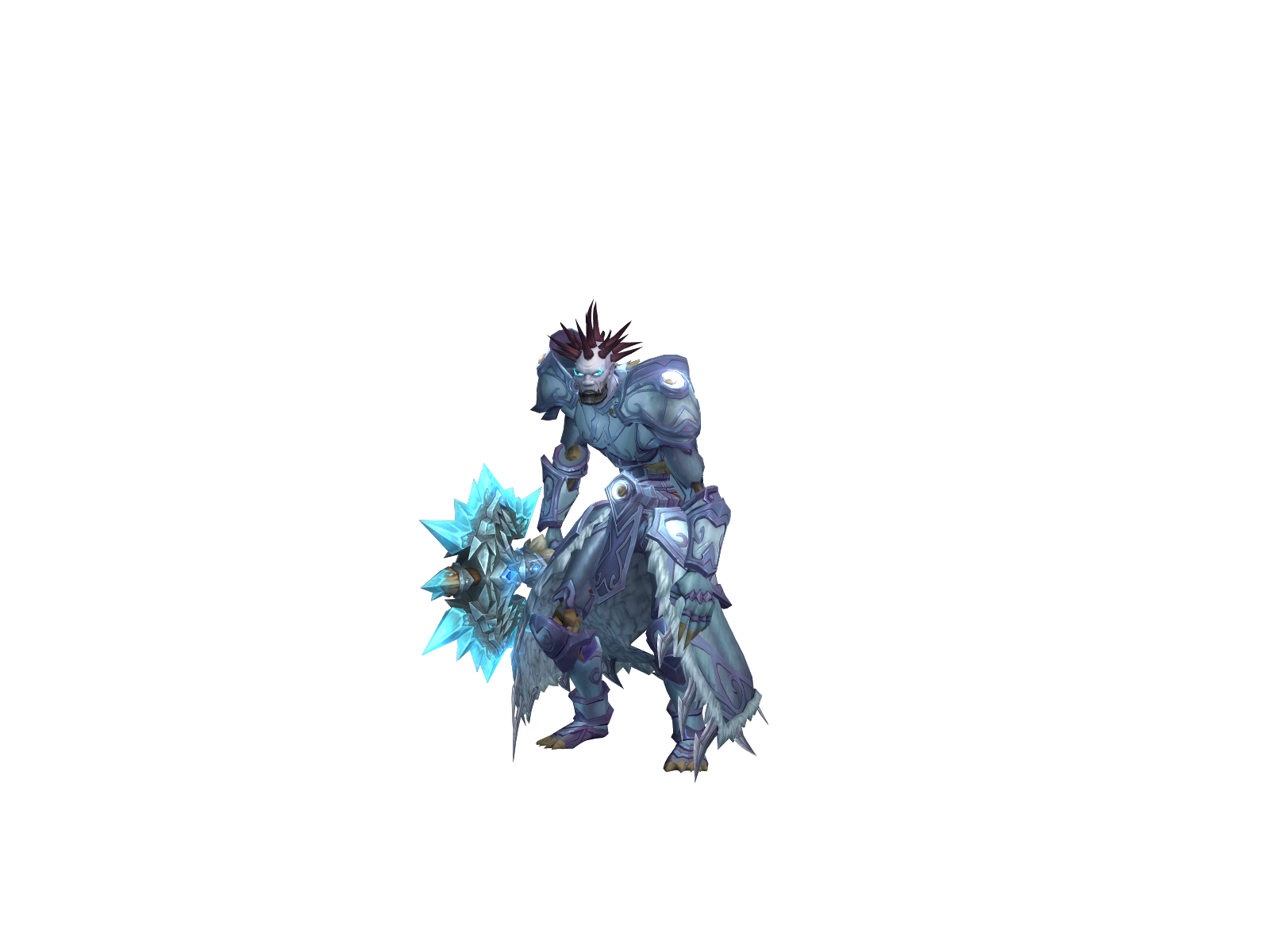 Ounok 3D character render
