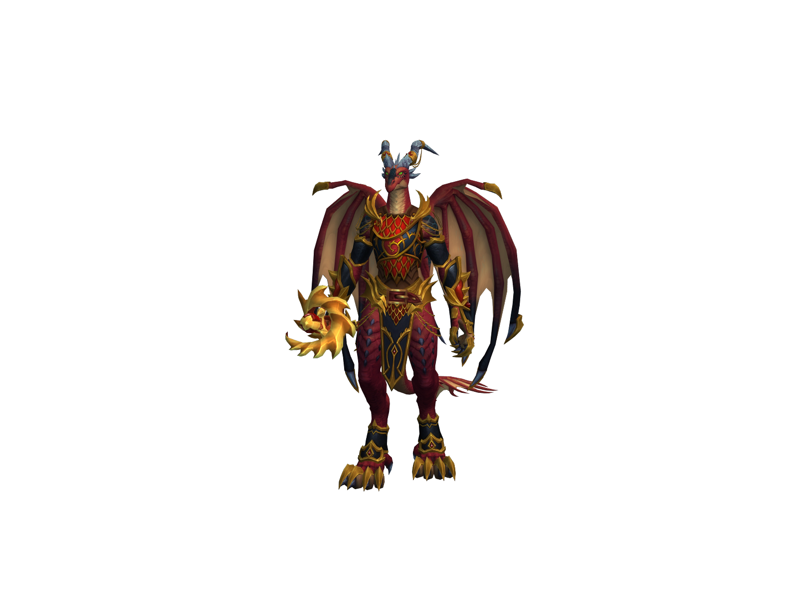 Draklann 3D character render
