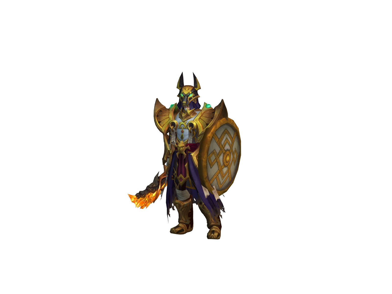 Daathrak 3D character render