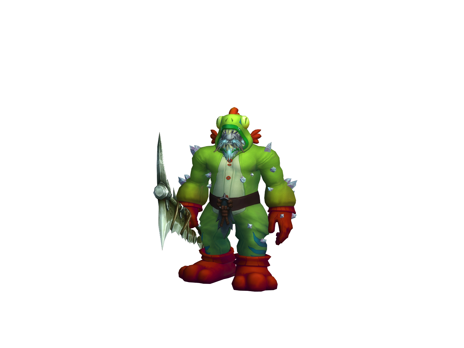 Kroups 3D character render