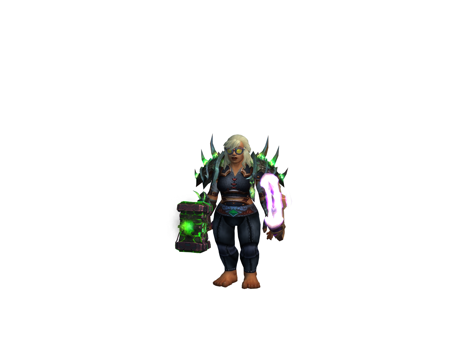 Cottontige 3D character render