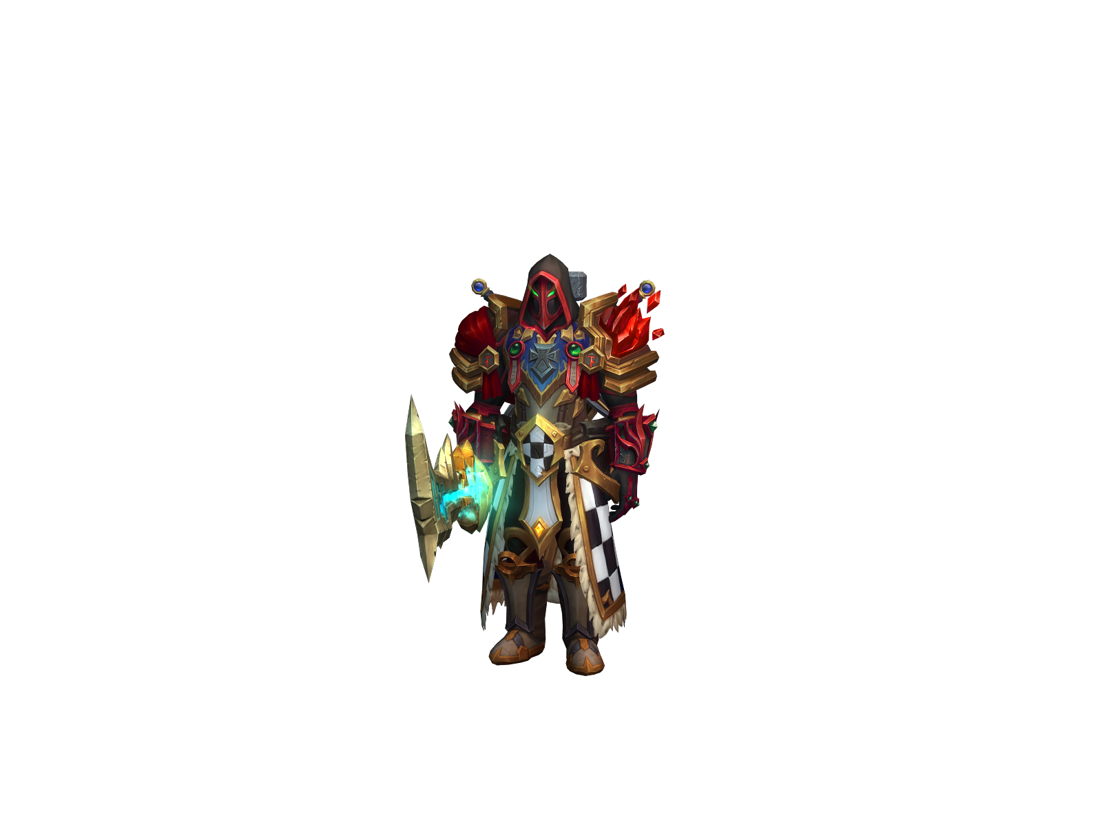 Rînedaman 3D character render