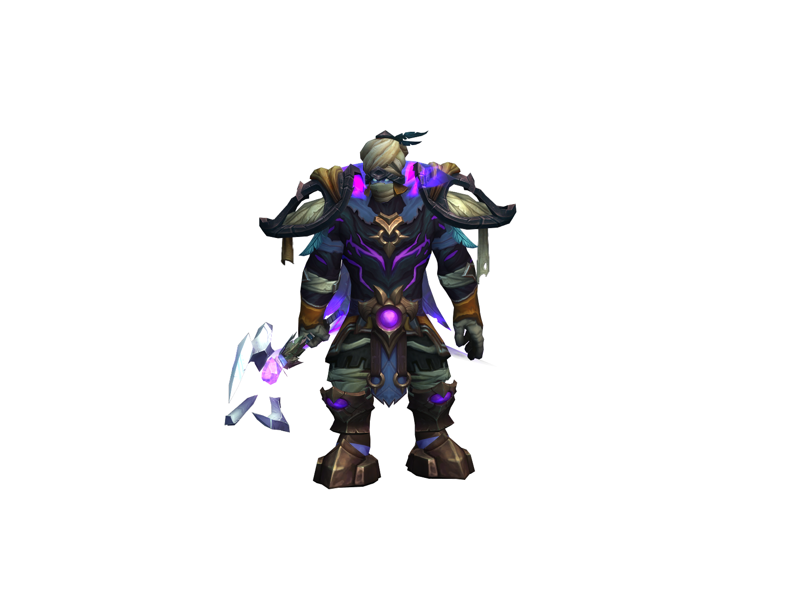 Gulfan 3D character render