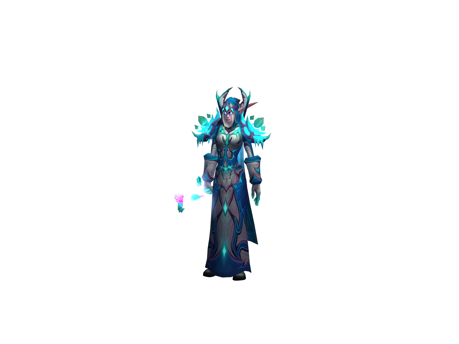 Blacy 3D character render