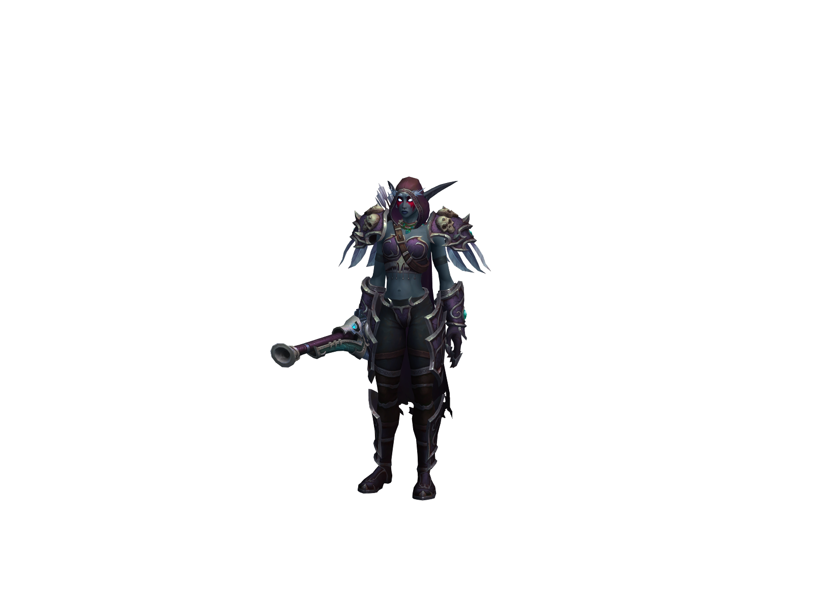 Blacklips 3D character render