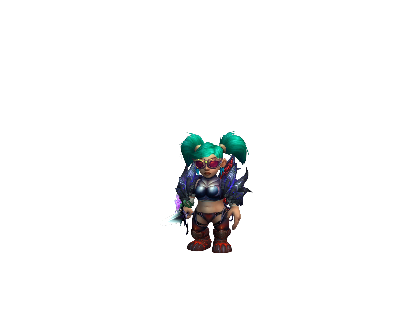 missgrom 3D character render