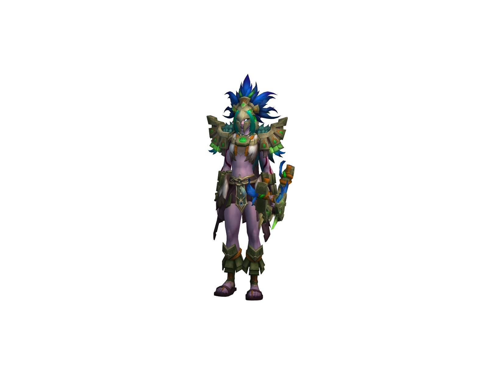 Sylaria 3D character render
