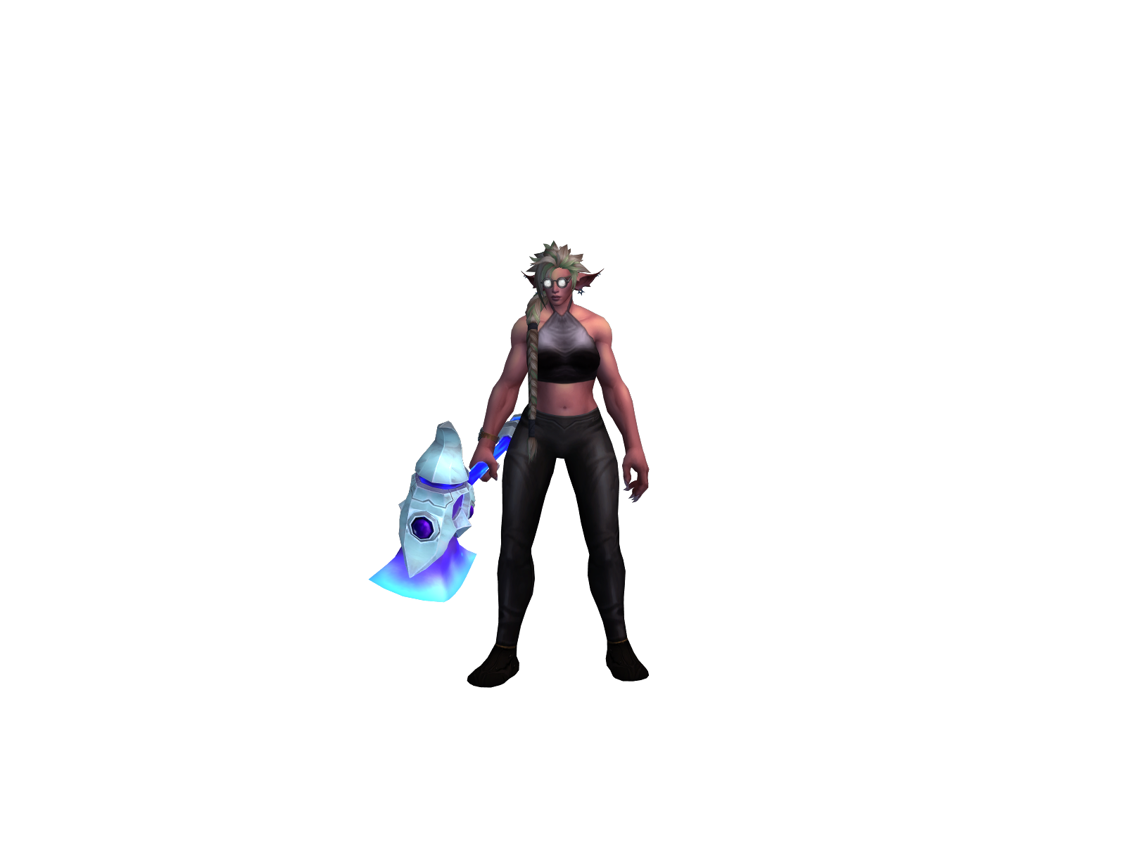 Tiare 3D character render