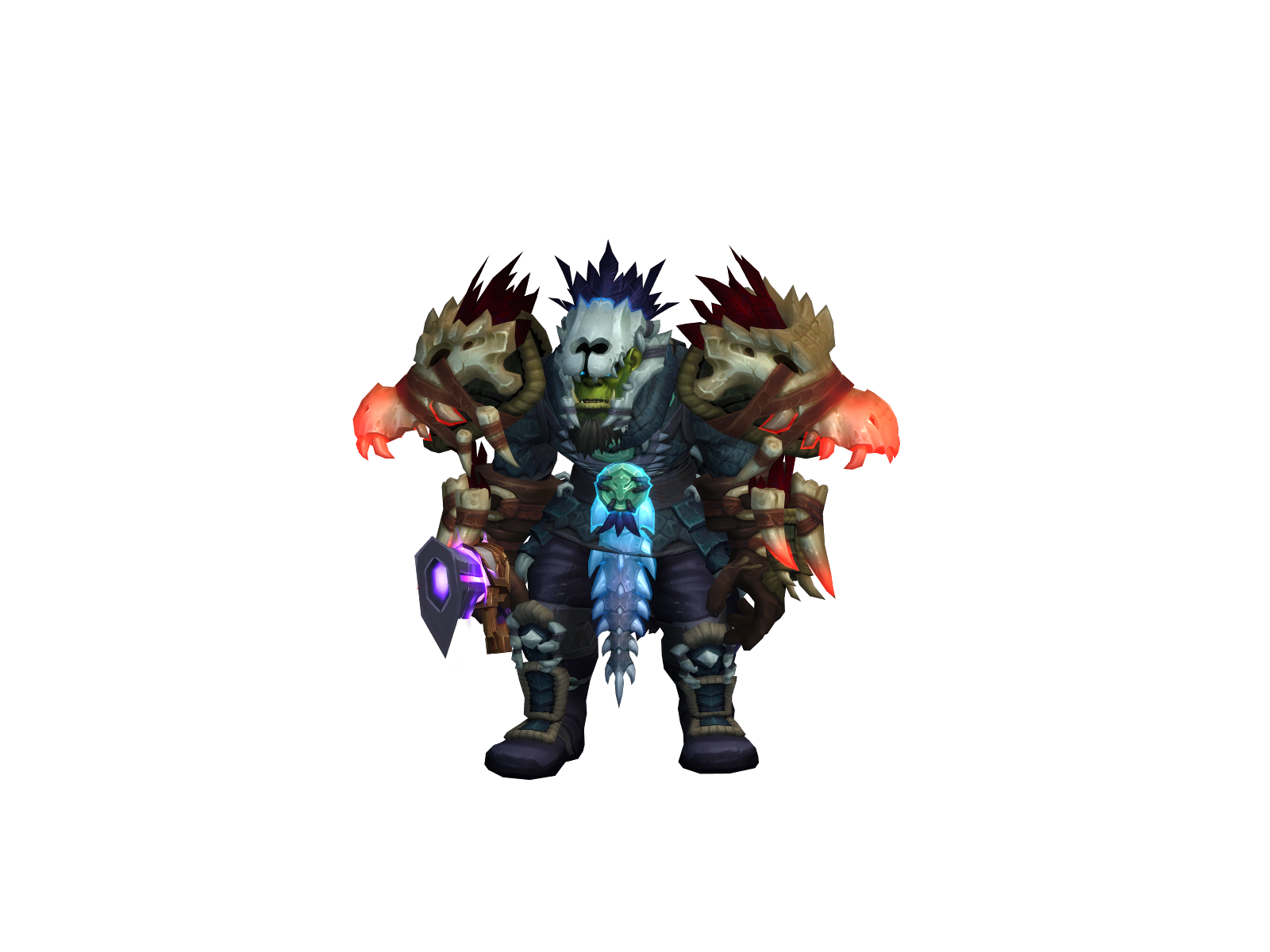 Hík 3D character render