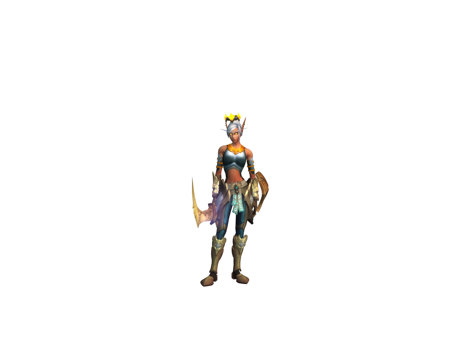 Shew 3D character render