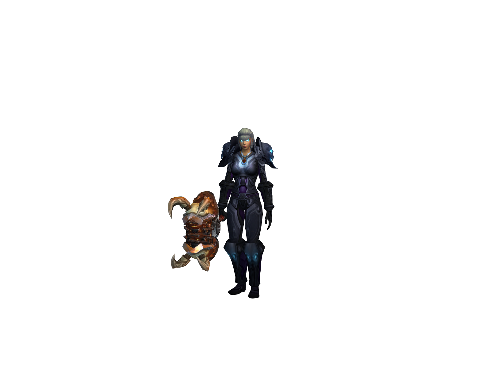 Messy 3D character render
