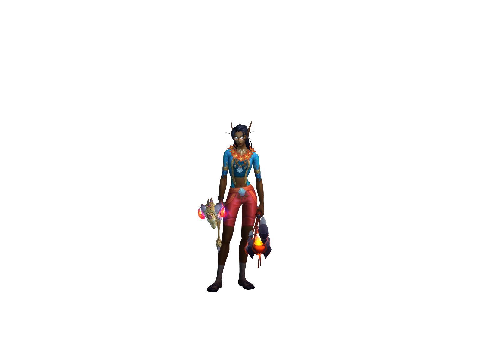 Løvdisc 3D character render