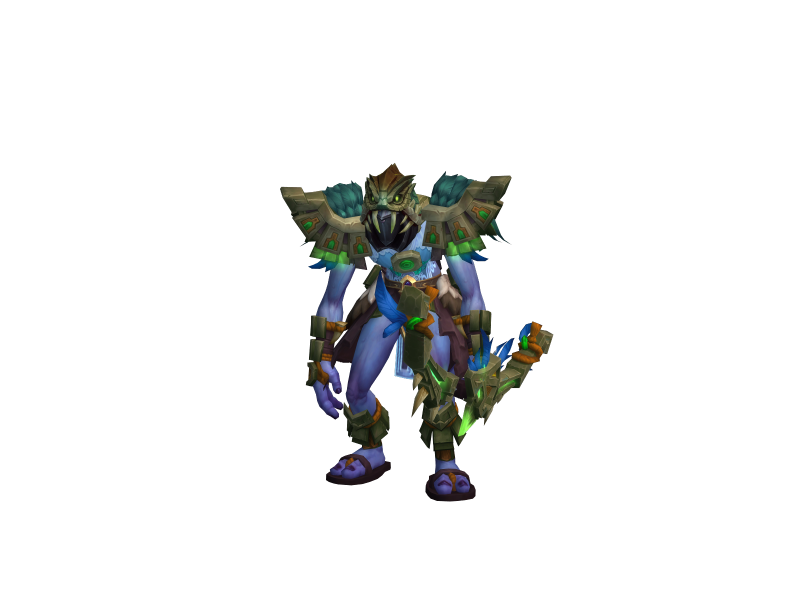 Peridintouk 3D character render