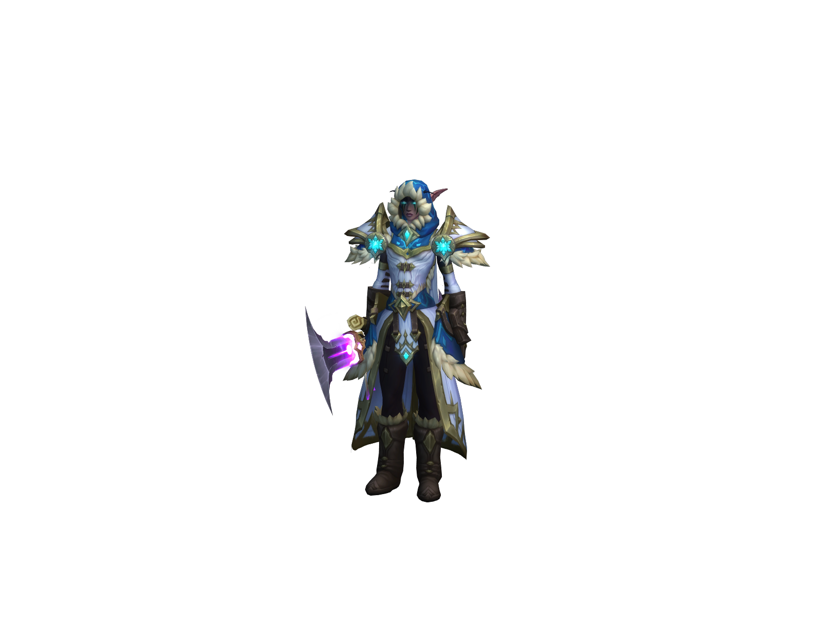 Choupisette 3D character render