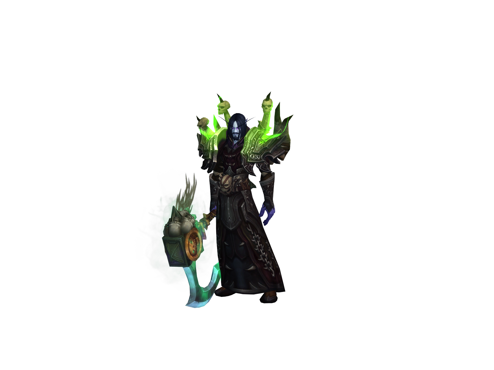 Nefas 3D character render