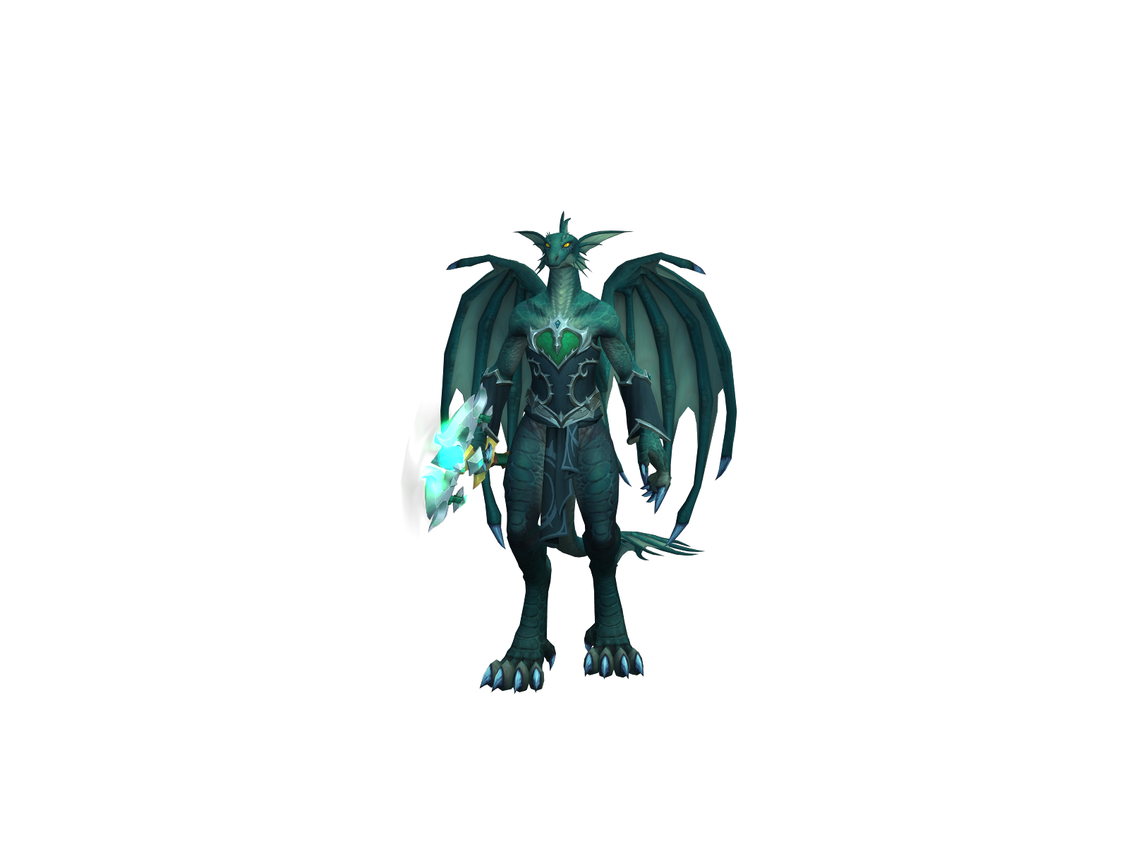 Fishscale 3D character render