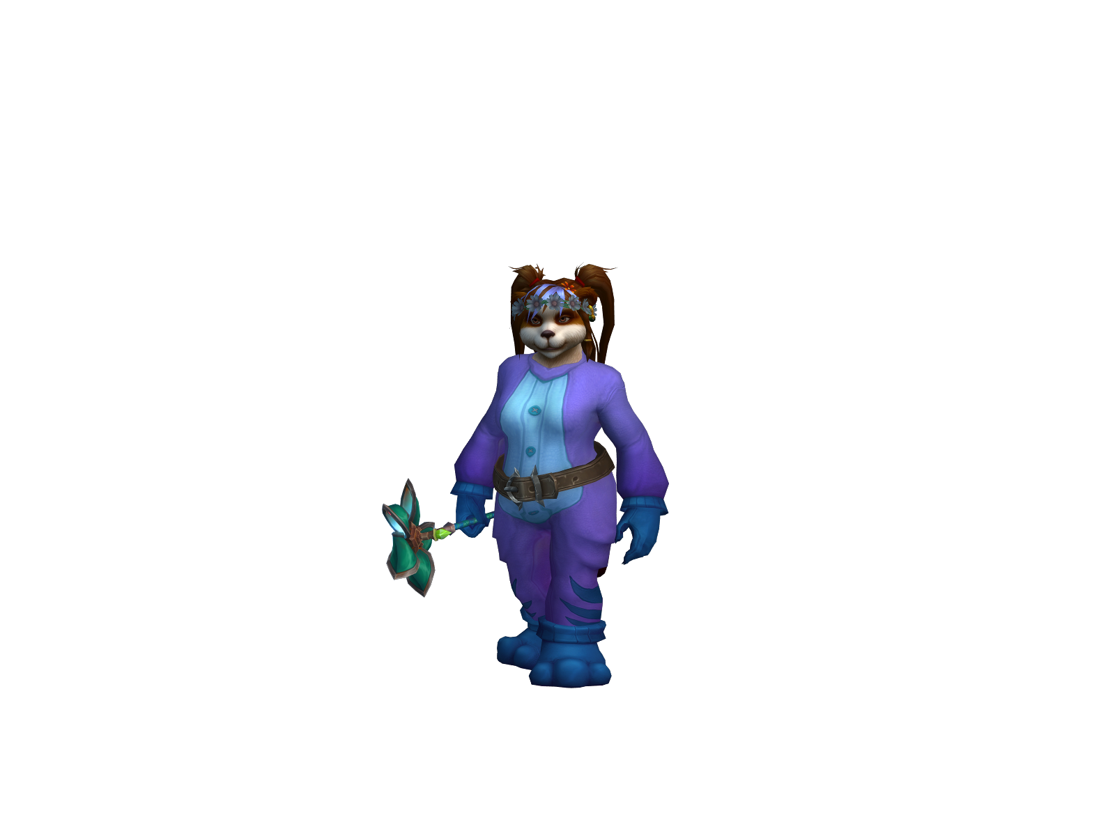 Chillet 3D character render