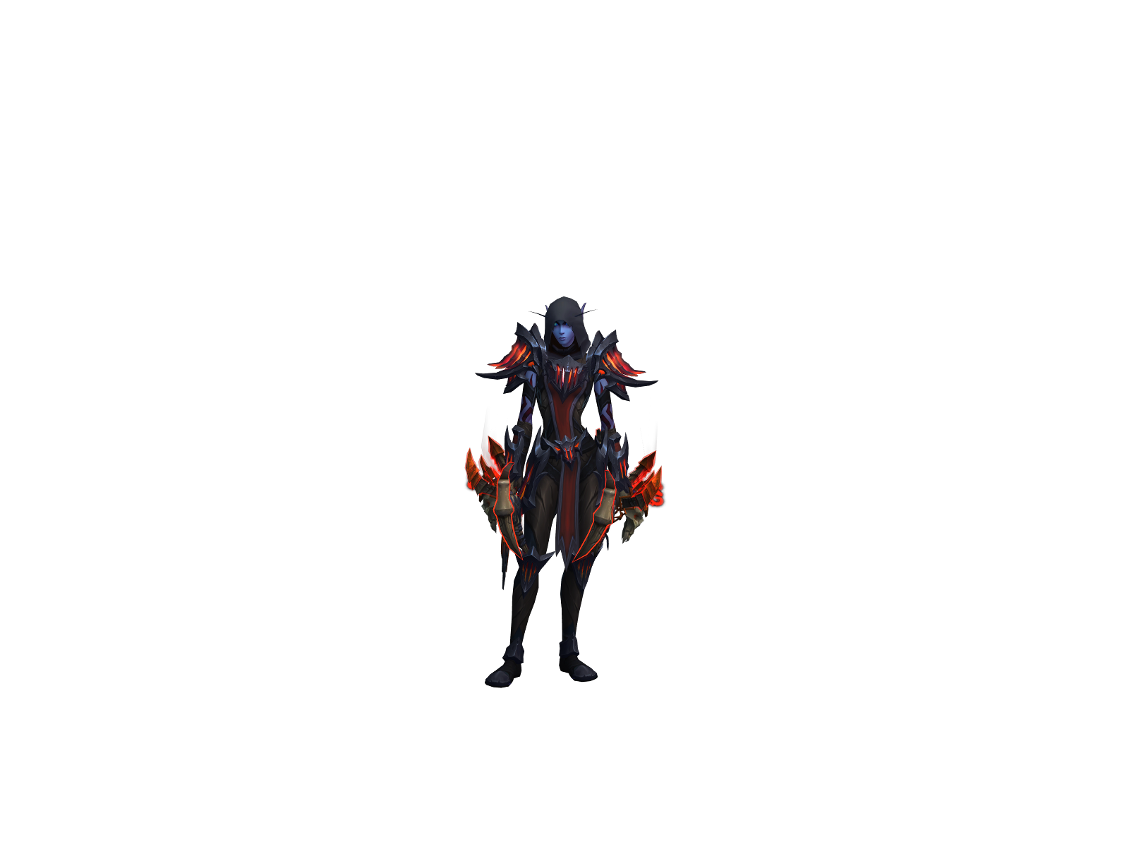 Rèyah 3D character render