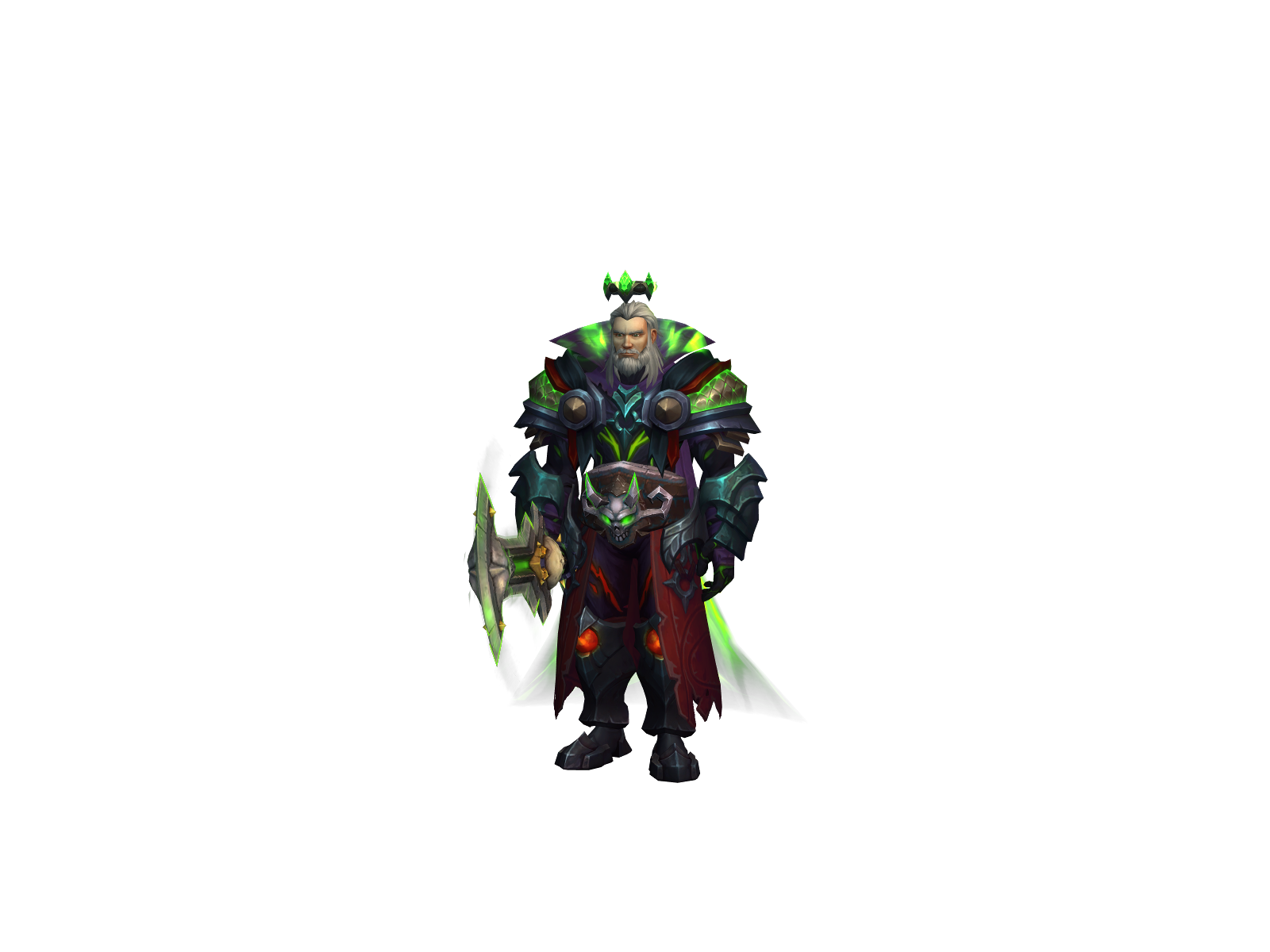 Zeruëll 3D character render