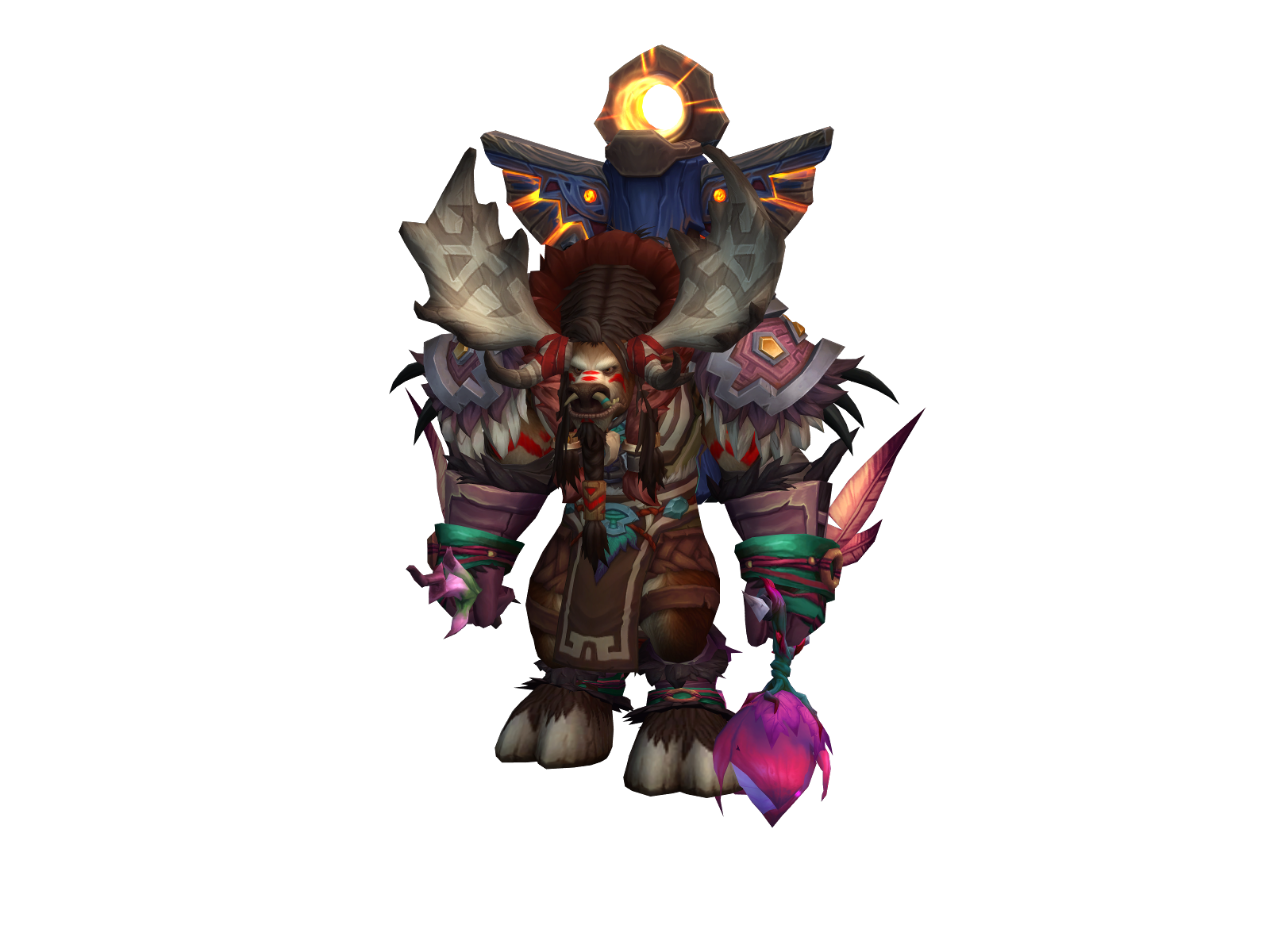 Nýs 3D character render