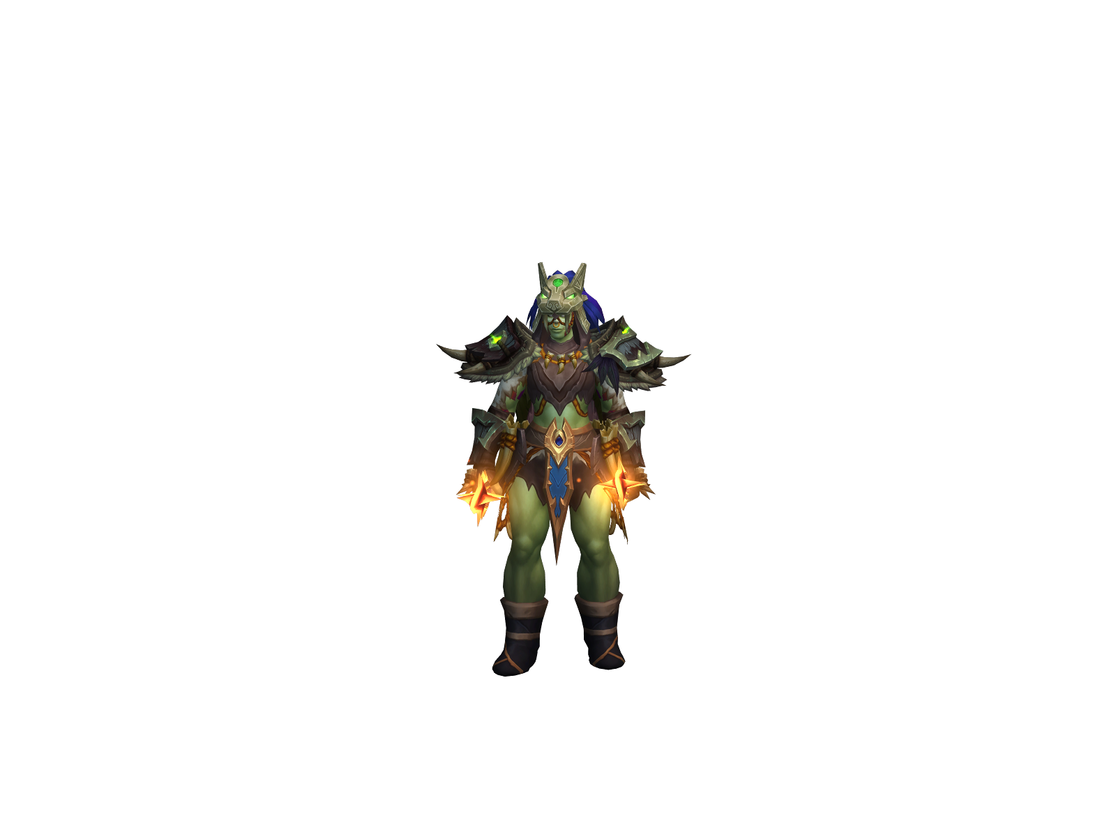 Backyou 3D character render