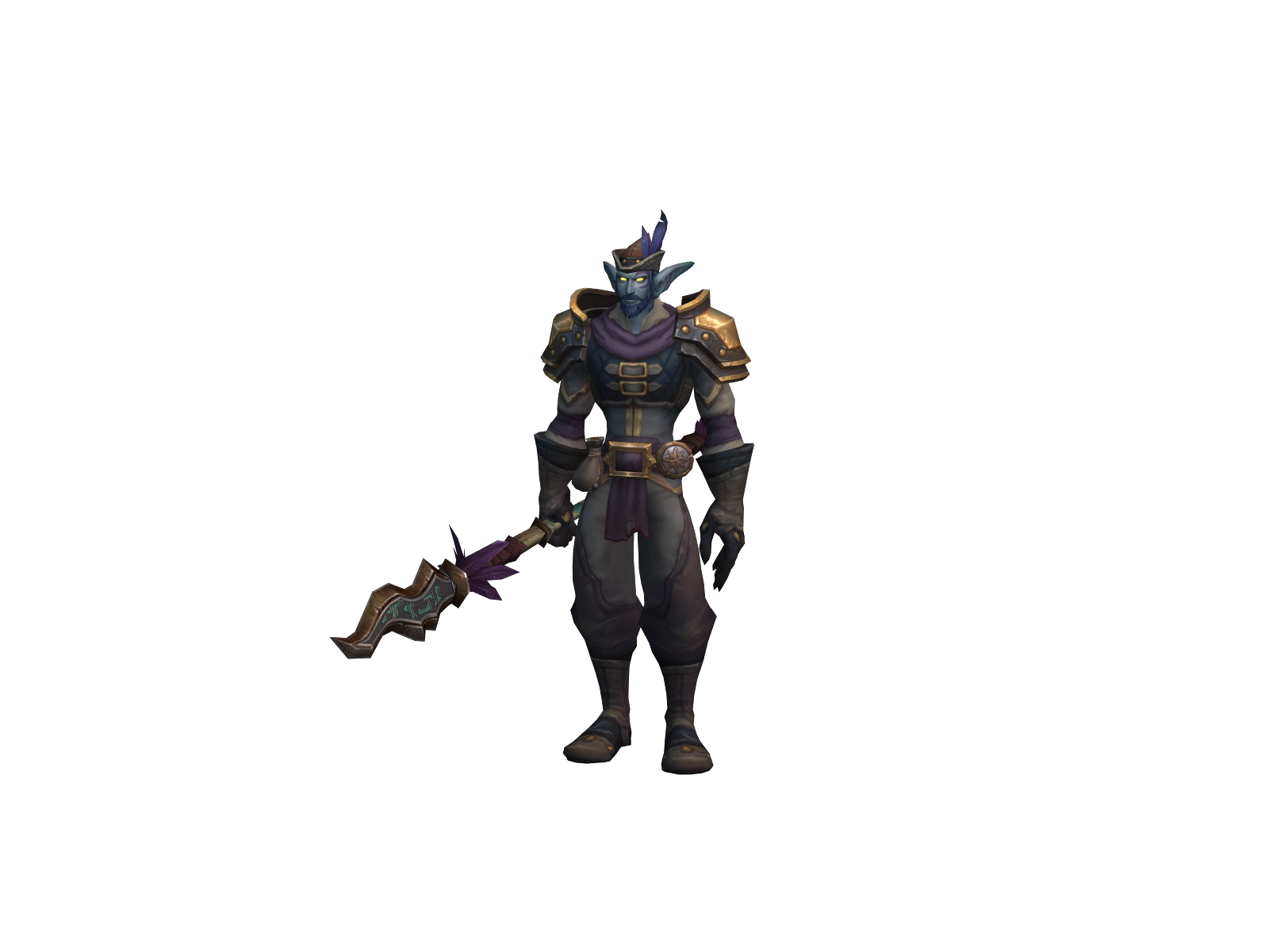 Nevalin 3D character render