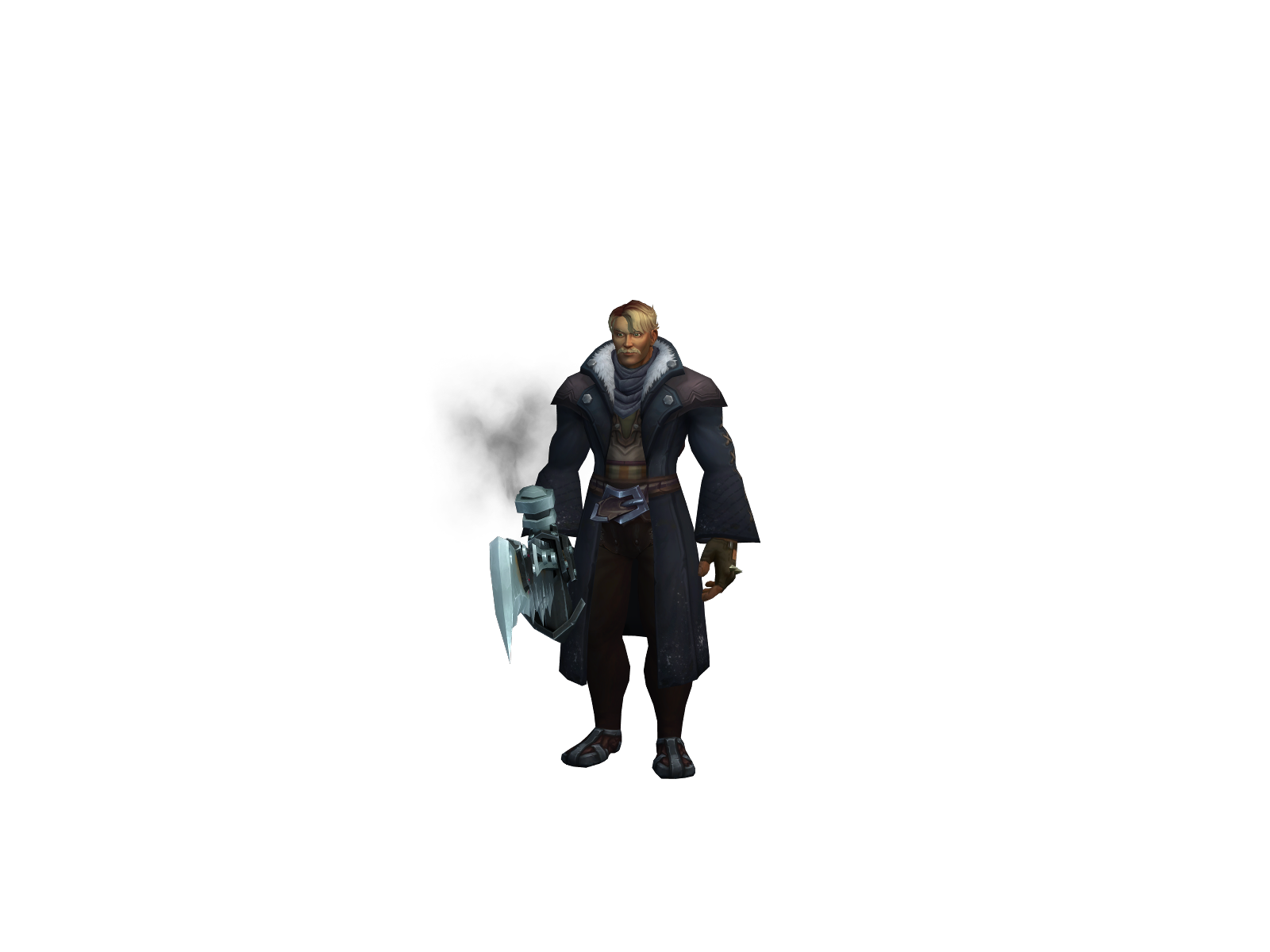 Nécrophobe 3D character render