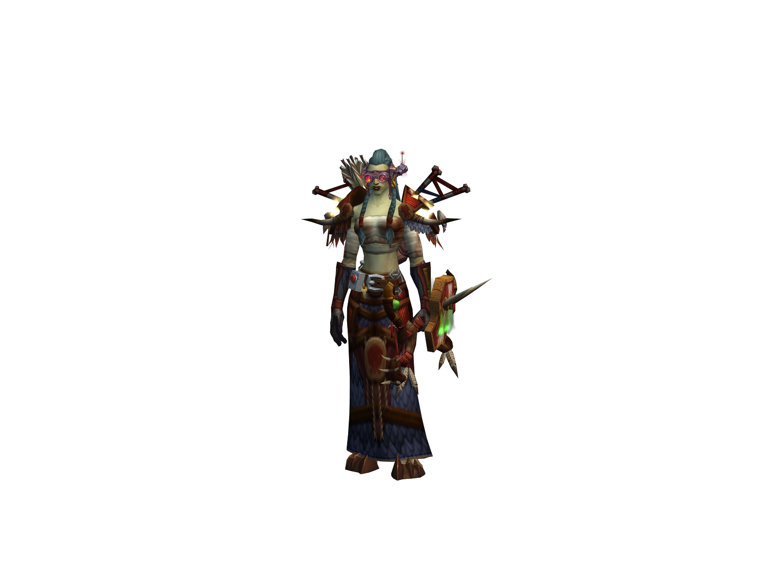 Zushji 3D character render