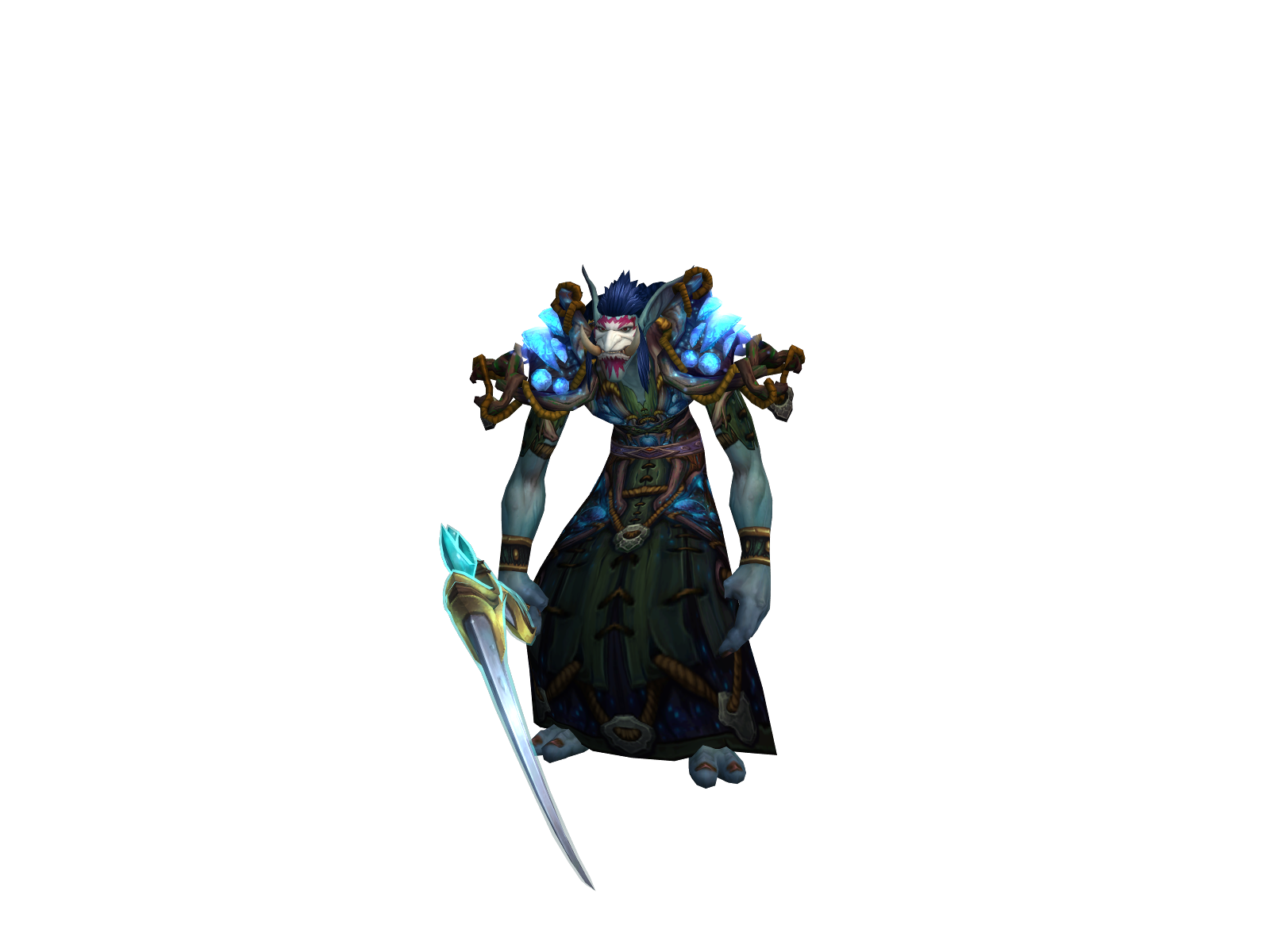 Baneling 3D character render