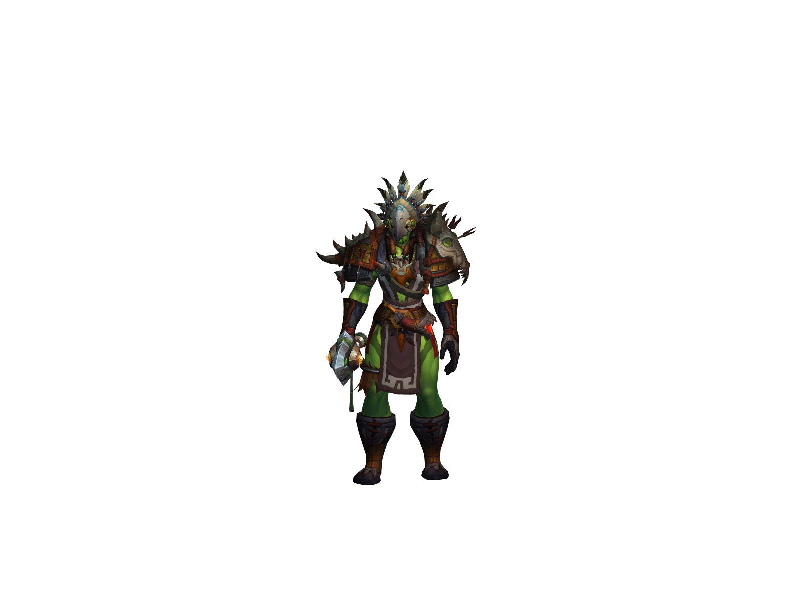 Zebajin 3D character render