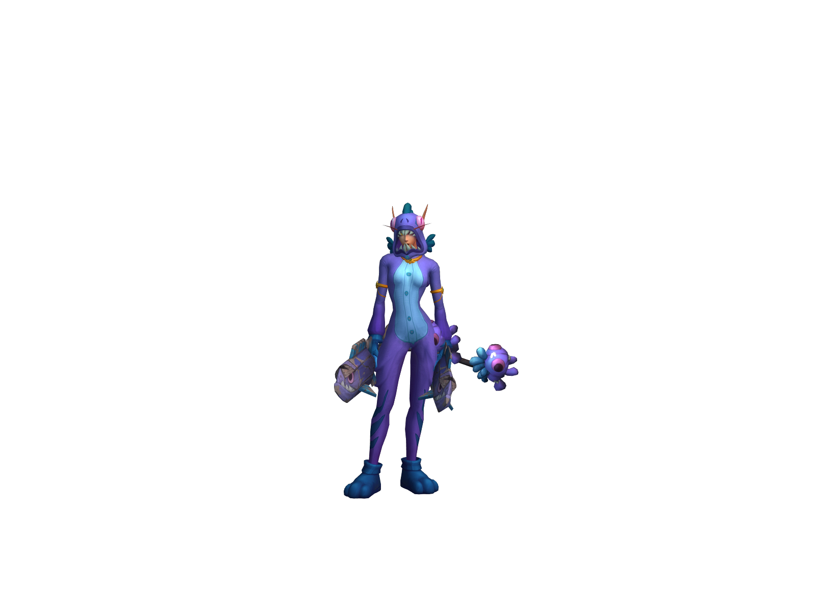 Peonneelfe 3D character render