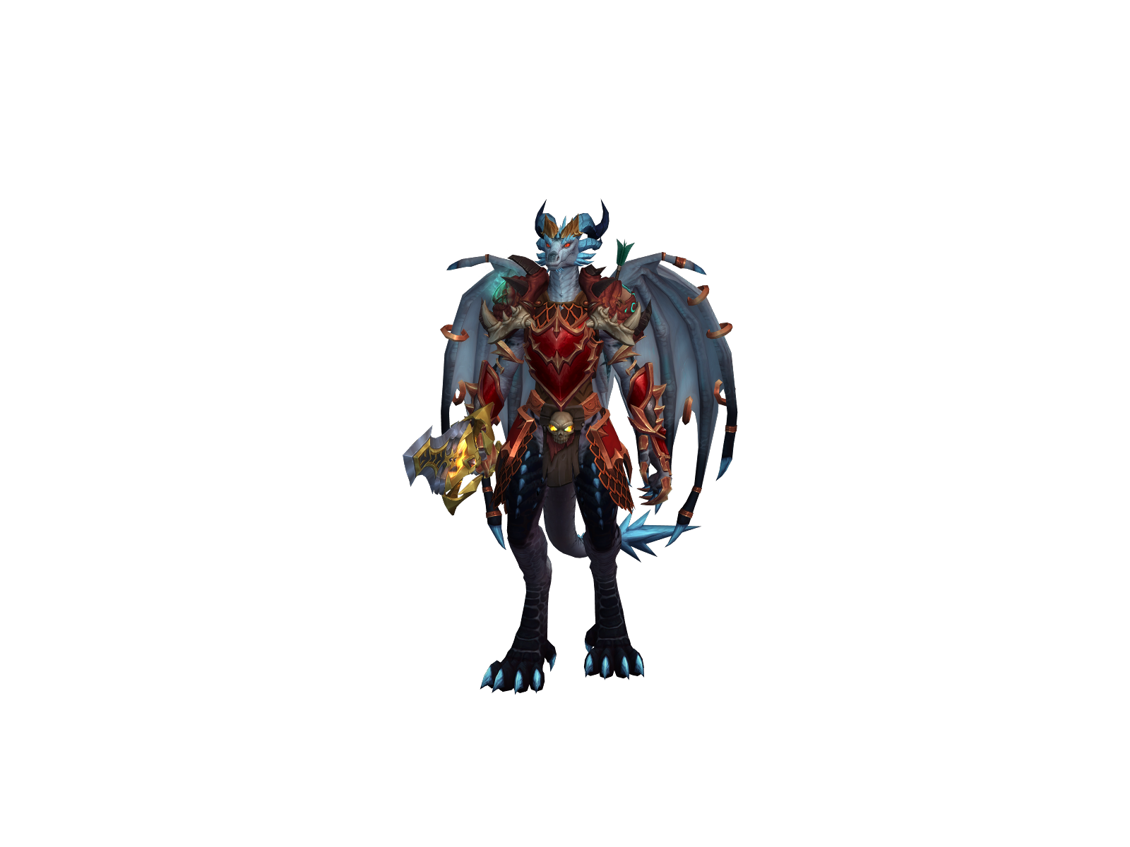 Rogdivolant 3D character render