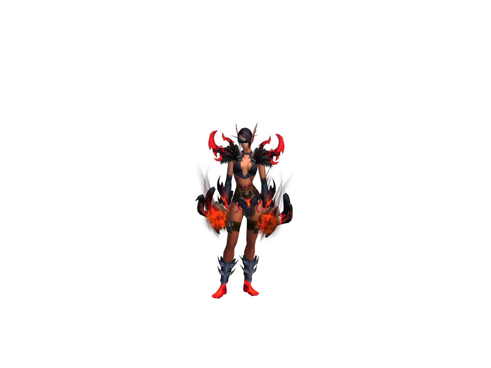 Tyzaël 3D character render